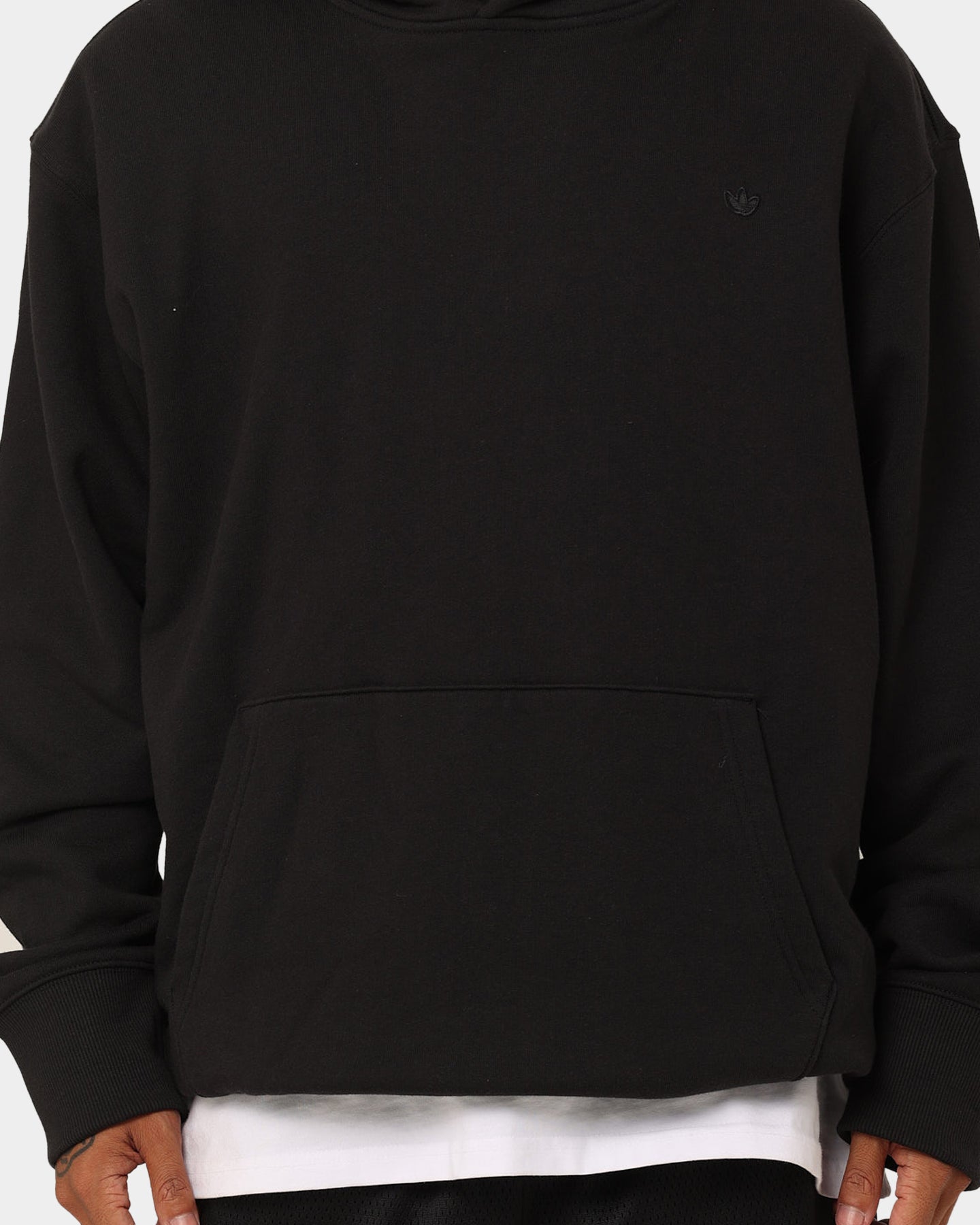 Adidas Originals French Terry Hoodie for Men & Women - Black Cotton Pullover Sweatshirt | Casual Streetwear & Gym Wear