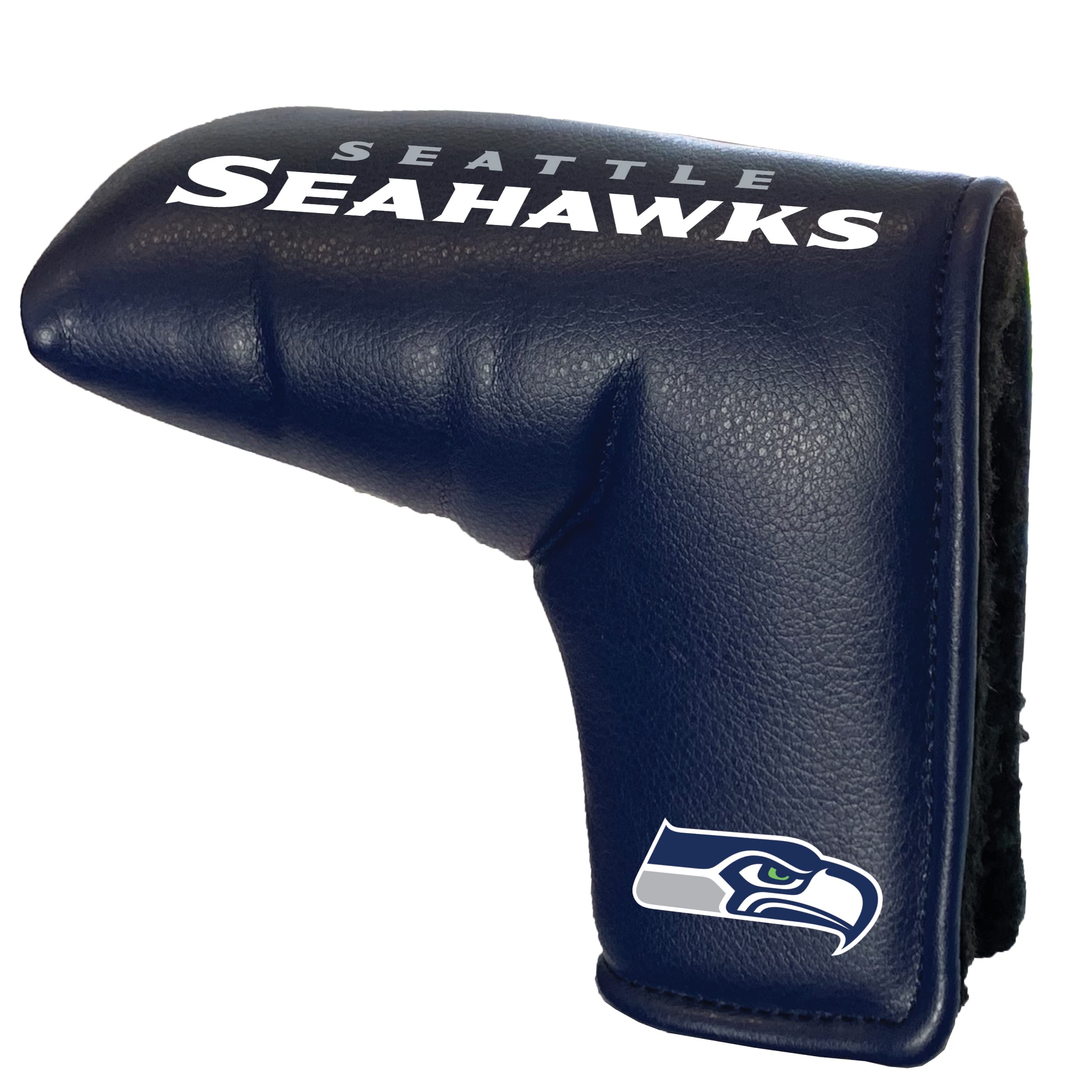 Team Golf NFL Seattle Seahawks Tour Blade Putter Cover - Printed Golf Club Headcover for Scotty Cameron, Taylormade, Odyssey, Titleist, Ping, Callaway | Fits Most Blade Putters | Perfect for Golf Enthusiasts & NFL Fans on the Course