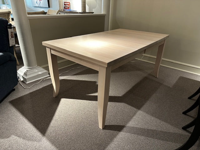 Solid Wood Dining Table - Canadian Hardwood, Floor Model Sale - Perfect for Dining Rooms, Kitchens & Open Concept Living Spaces