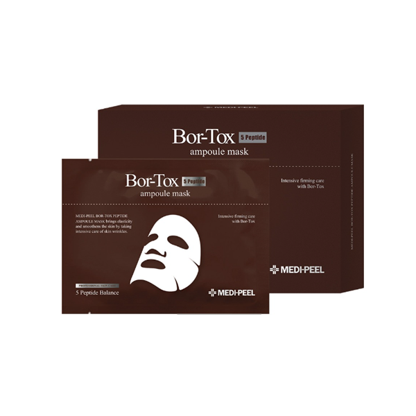 Medi Peel Bor Tox Peptide Ampoule Mask - Anti-Aging & Skin Rejuvenation Face Mask for Wrinkles & Fine Lines | Perfect for Night Routine & Spa Days