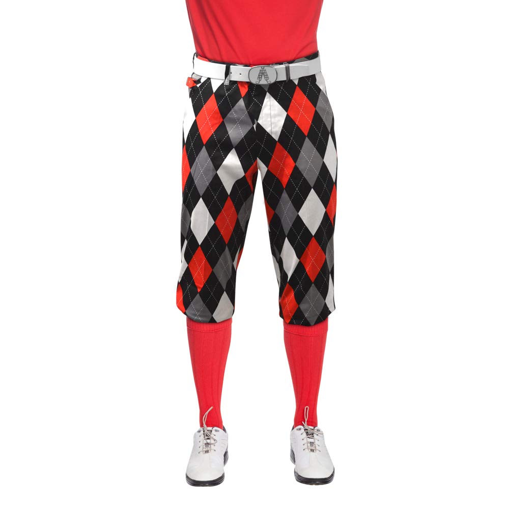 Royal & Awesome Men's Golf Knickers - Stylish & Comfortable Golf Pants for Men - Fun & Trendy Knickers for Golfers - Perfect for Golf Tournaments, Casual Wear & Country Club Events