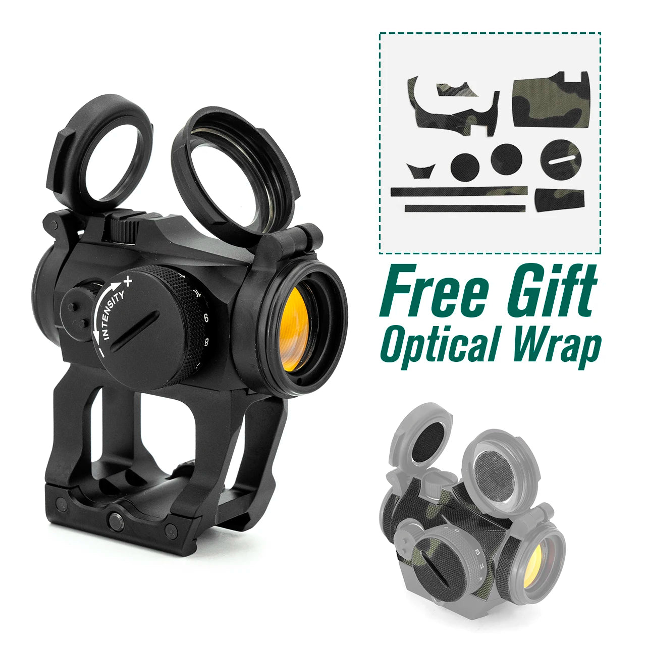 **Tactical AIM 1X22 Red Dot Reflex Sight – 2MOA Compact Rifle Scope for Hunting & Airsoft | Includes Mount | Durable & Precise for Outdoor Shooting & Tactical Use**