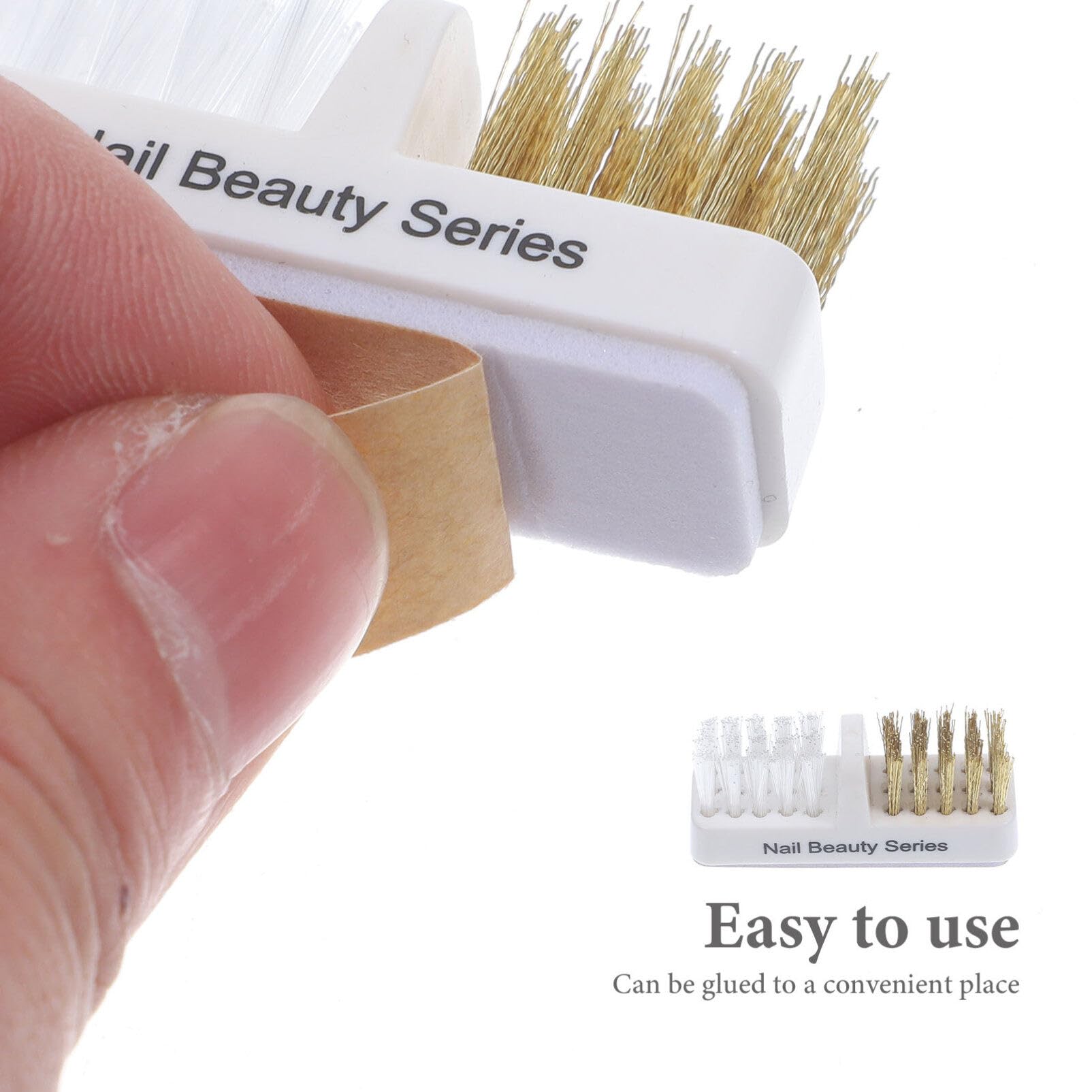 Uonlytech 3Pcs Nail Art Drill Bit Cleaner Set - Copper Wire Nail Scrub Brush & Cleaning Tool for Salon & Home Use | Perfect for Nail Drill Maintenance & Manicure Hygiene