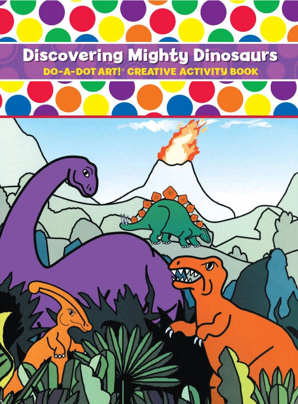 Dinosaur Dot Marker Activity Book for Kids - Fun & Educational Do-A-Dot Art for Preschool Learning & Creative Play