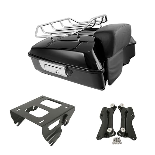 Black Solo Mount Rack Tour Pack Set Style #14
