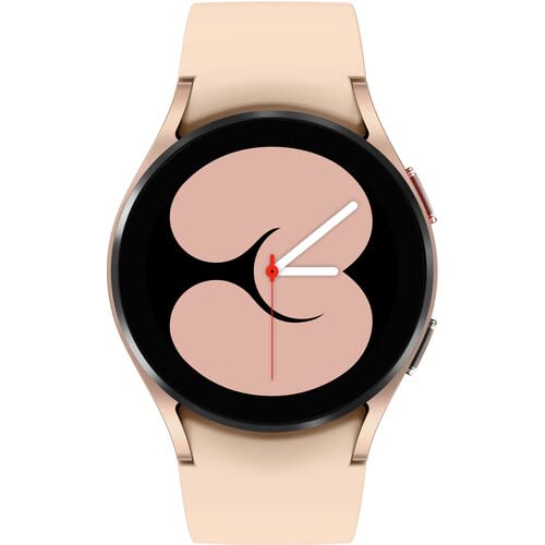 Samsung Galaxy Watch 4 40mm Smartwatch with ECG, Heart Rate & Sleep Tracking, GPS, Fall Detection - US Version (Renewed, Pink Gold) | Fitness Tracker for Running, Workouts & Health Monitoring
