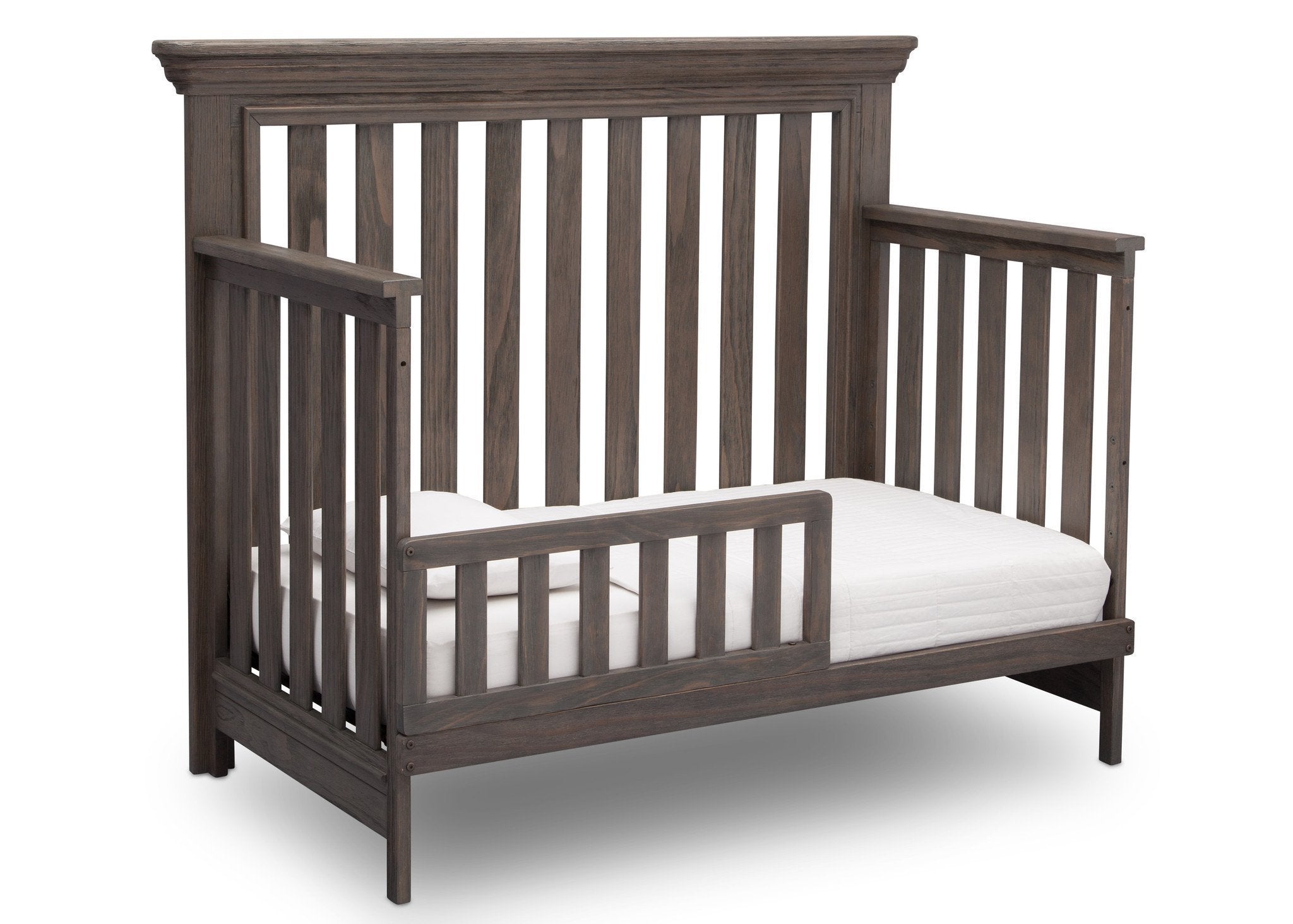 Langley 4-in-1 Convertible Baby Crib - Toddler Bed, Daybed & Full-Size Bed - Safe Nursery Furniture for Newborns to Teens - Perfect for Bedrooms, Daycare & Guest Rooms
