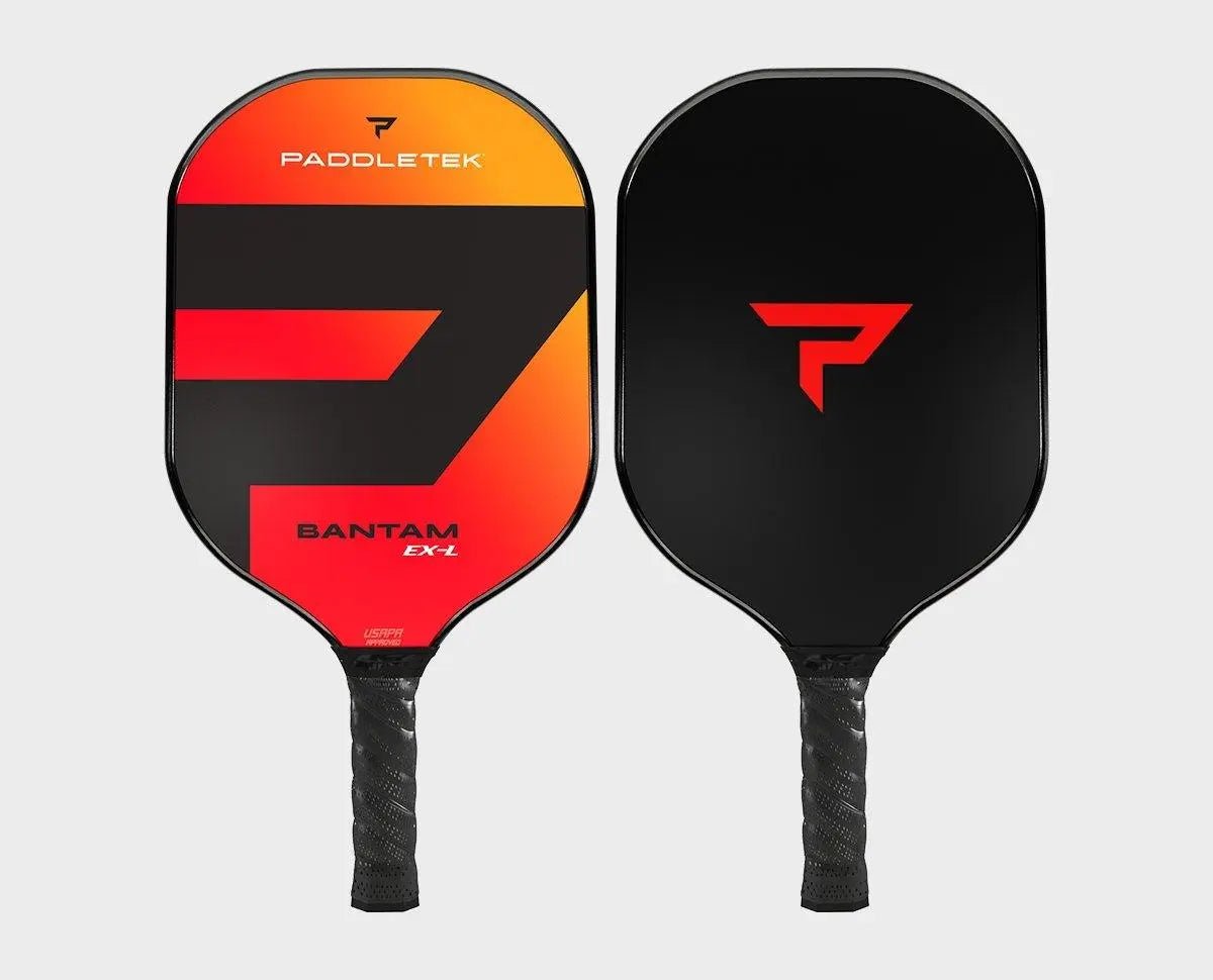Paddletek Bantam EX-L Pickleball Paddle - Premium Carbon Fiber Face with Polymer Core for Control & Power | Perfect for Tournaments & Recreational Play