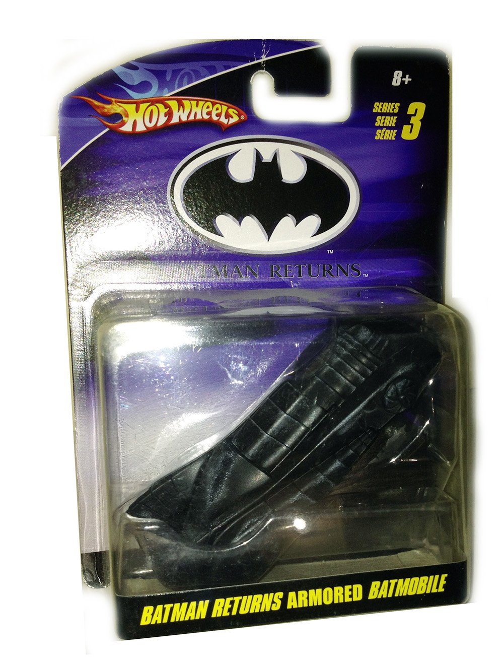 Hot Wheels BATMAN RETURNS Armored Batmobile Die-Cast Car - 2009 Replica Series 3 Collectible Toy for DC Comics Fans | Perfect for Display, Play & Gift Giving