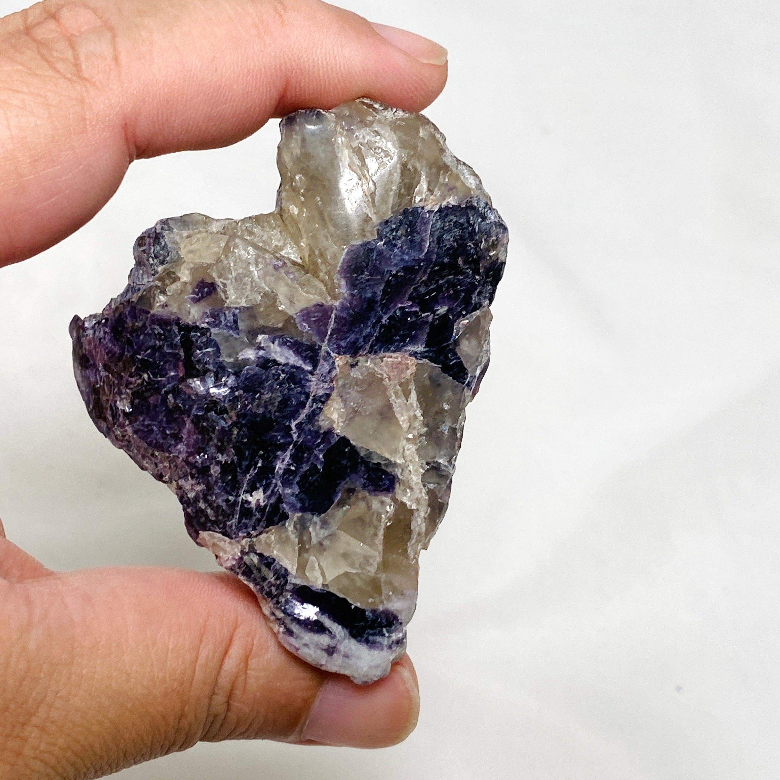 Silver Leaf Lepidolite CR3566 - Natural Healing Crystal for Stress Relief & Emotional Balance | Perfect for Meditation, Home Decor & Jewelry Making