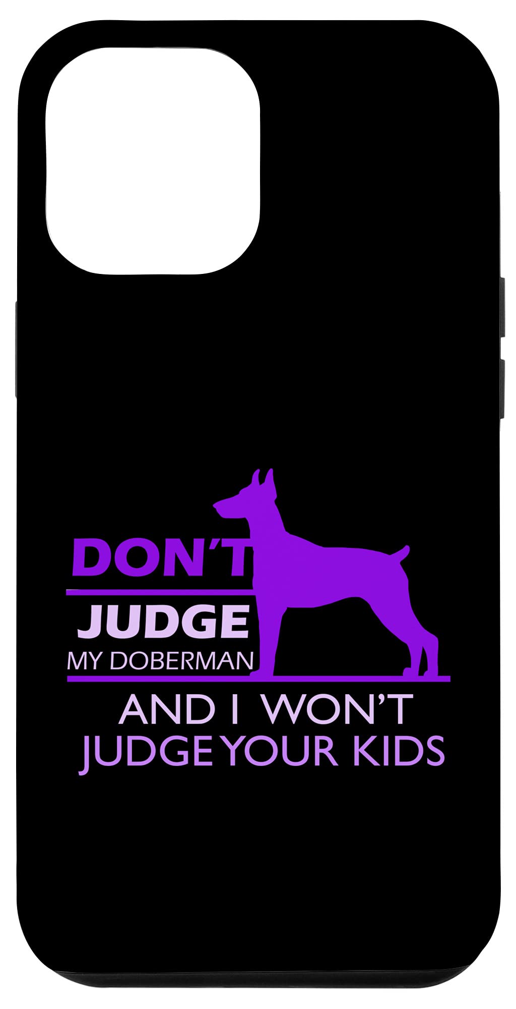 iPhone 12 Pro Max Case - Doberman Pincher Design Protective Phone Cover | Perfect for Dog Lovers & Pet Owners | Durable Shockproof Case for Everyday Use
