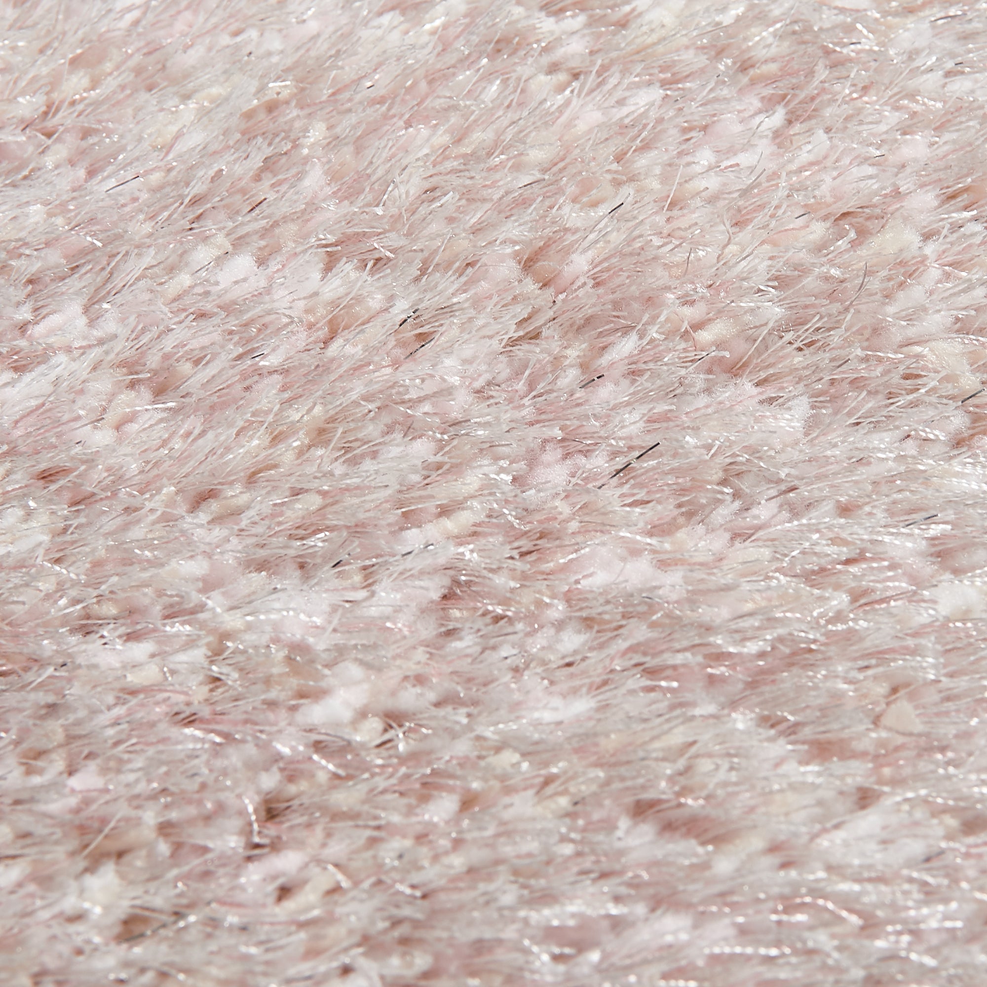 Soft Pink Memory Foam Round Rug - 59