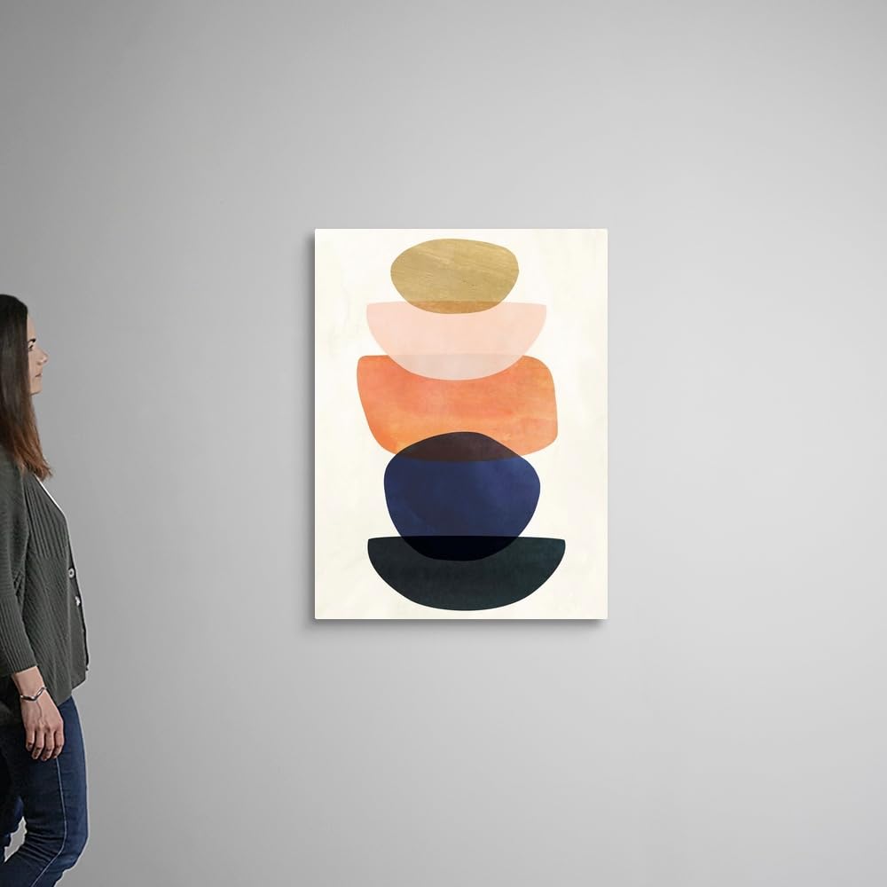 Victoria Borges Abstract Canvas Wall Art Print - Modern Contemporary Home Decor, 30