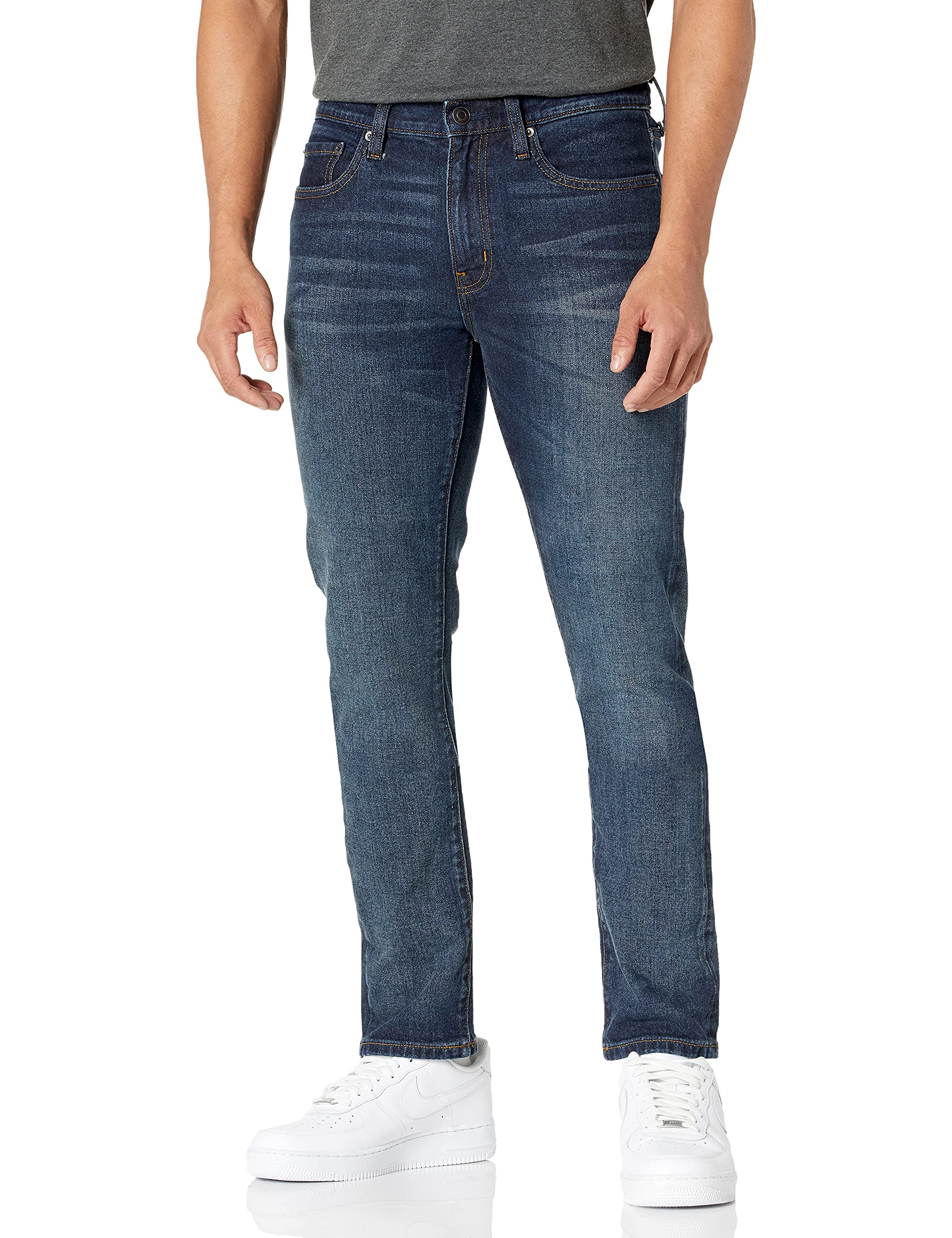 Amazon Essentials Men's Skinny-Fit Stretch Jean - Comfortable Slim Fit Denim Pants for Casual Wear & Everyday Style | Perfect for Office, Dating & Weekend Outings