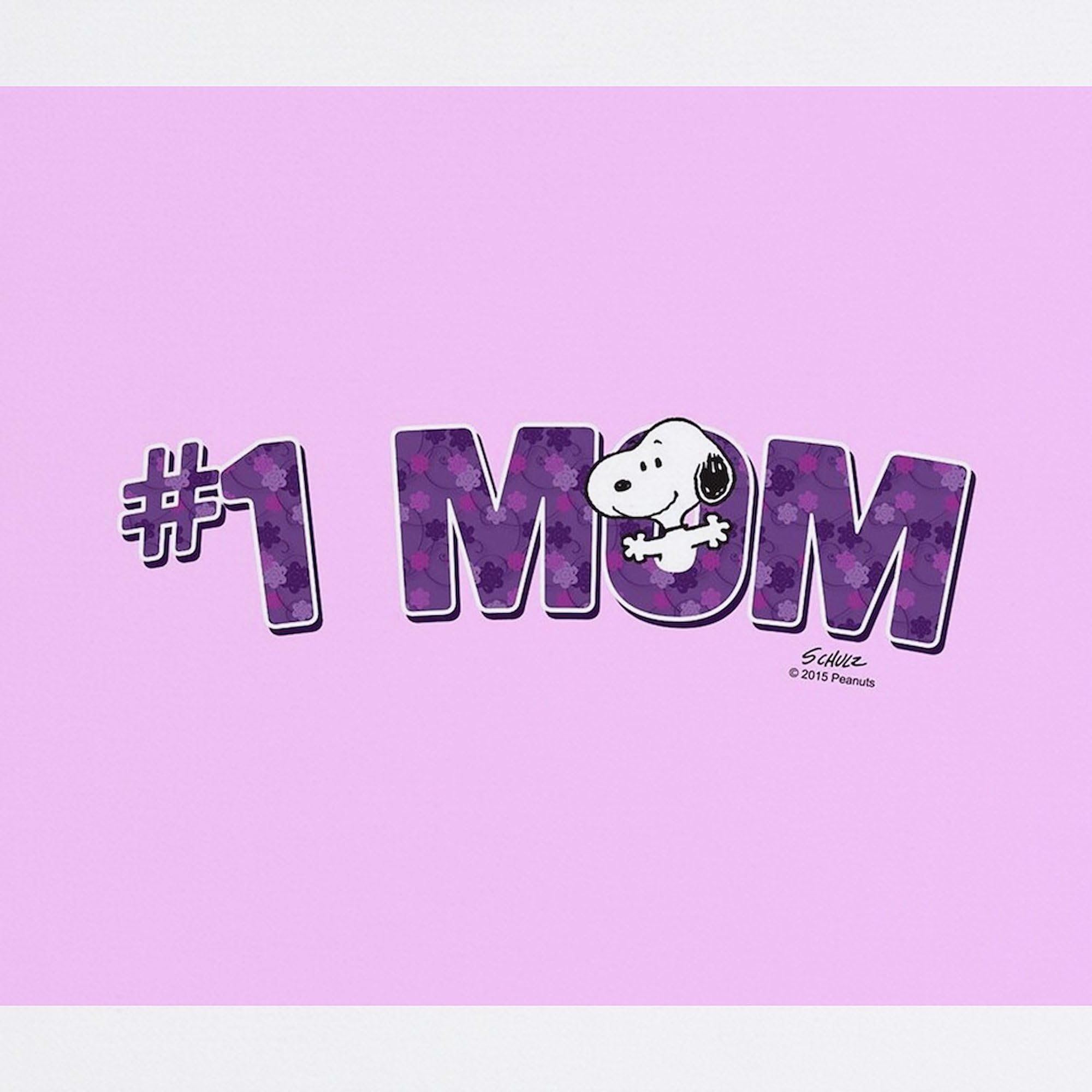 Non-Slip Snoopy #1 Mom Gaming Mousepad - Full Bleed Rubber Base for PC & Office Use | Perfect Gift for Mother's Day & Gamers