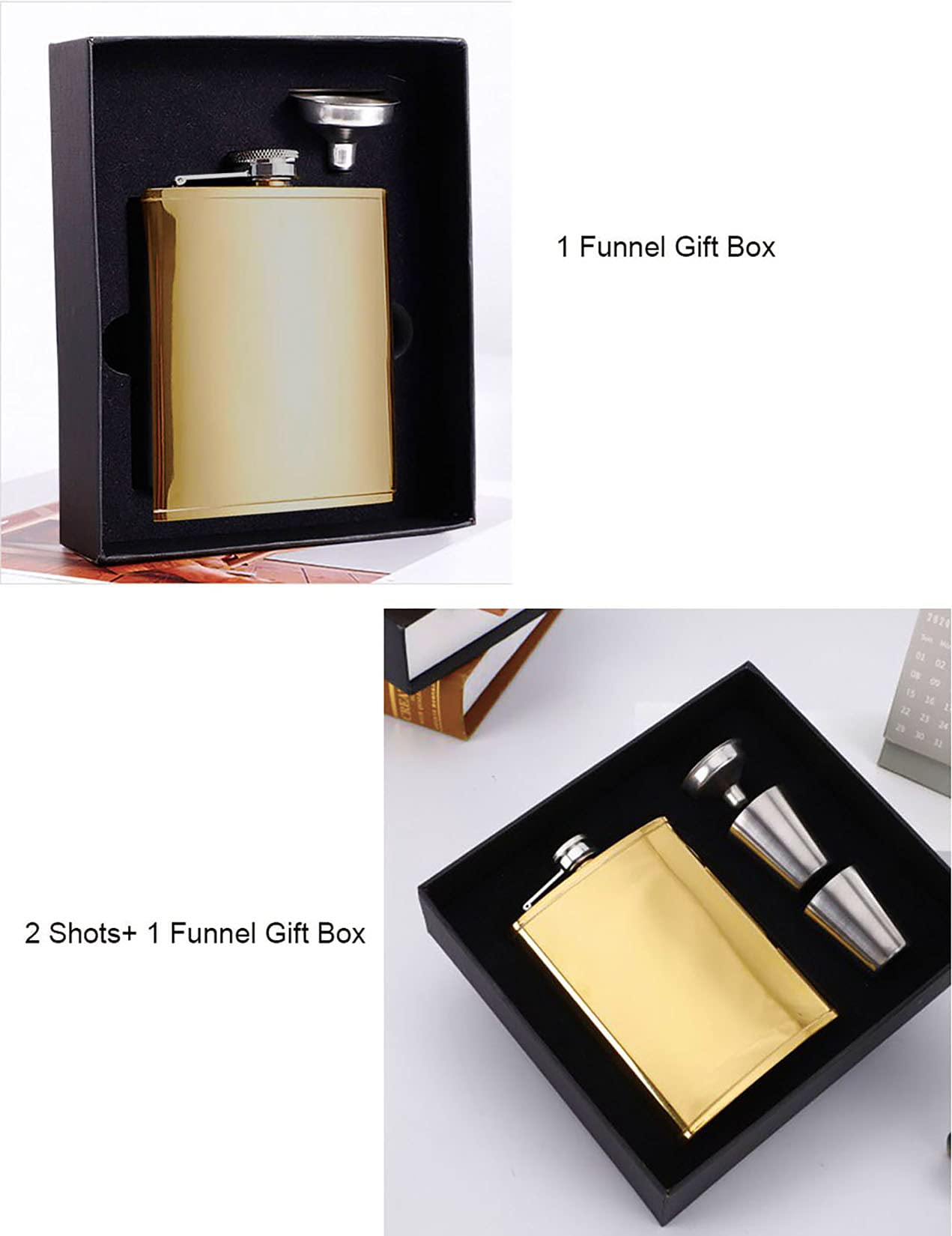 Personalized Stainless Steel Whiskey Flasks Set of 9 - Custom Engraved 304 Steel Groomsmen Gifts for Wedding, Best Man, Father of Bride - Perfect for Bachelor Parties, Wedding Receptions & Anniversary Celebrations