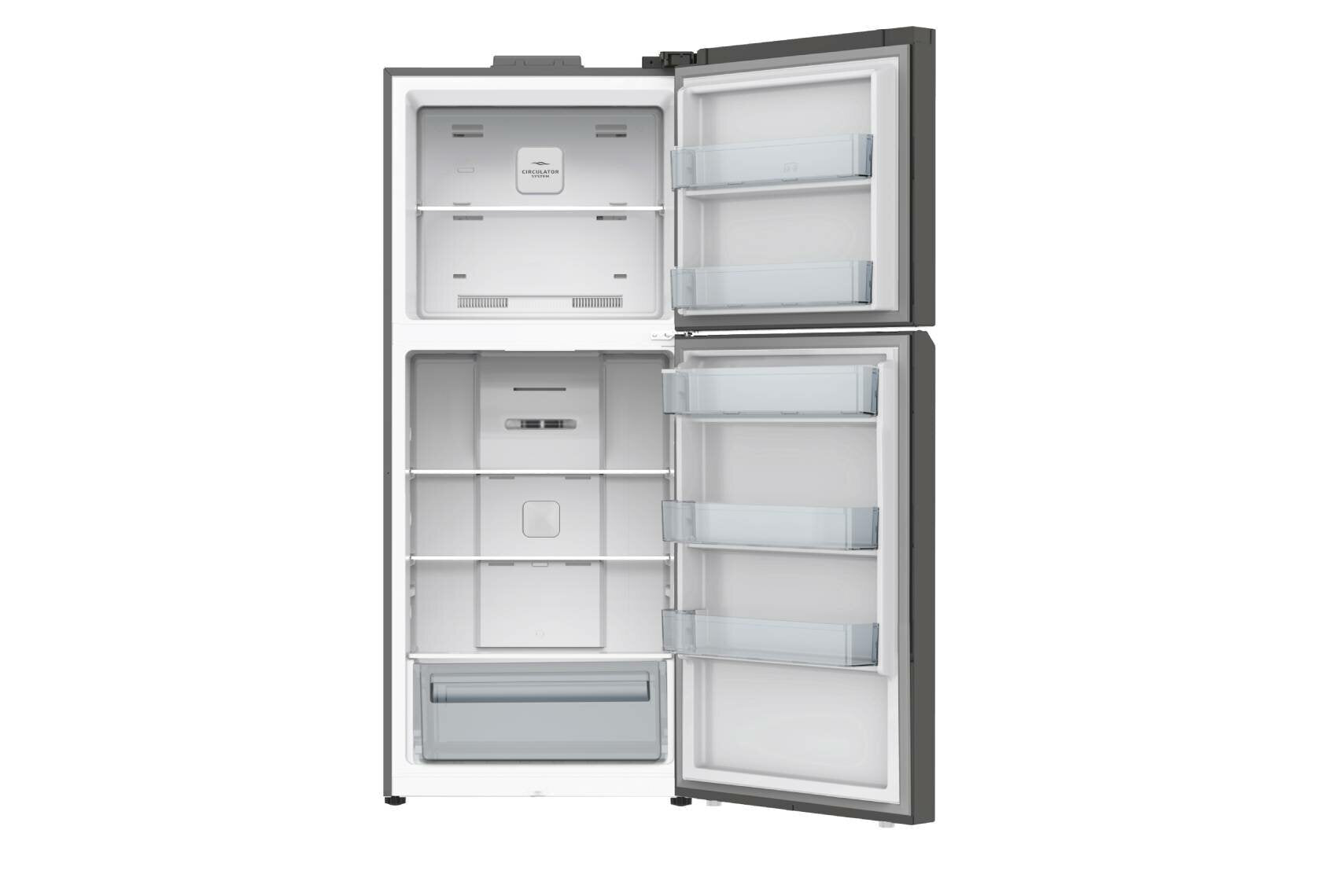 TCL 420L Top Mount Refrigerator P491TMS - Energy Efficient Large Capacity Fridge for Home, Kitchen & Office Use