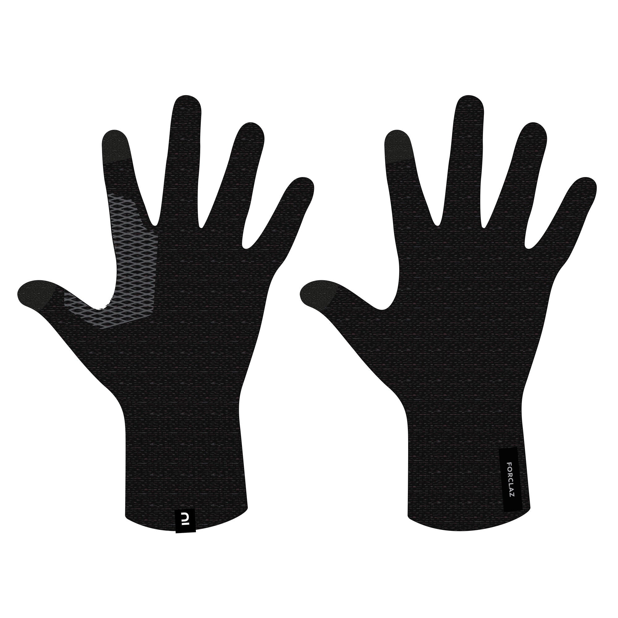 Forclaz MT500 Seamless Liner Gloves for Adults - Lightweight Thermal Gloves for Hiking, Cycling & Outdoor Activities - Cold Weather Hand Protection Gear