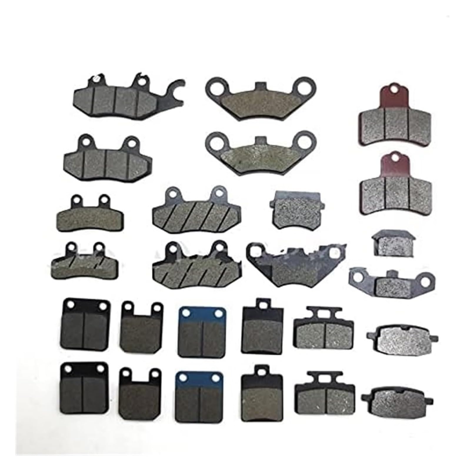 AMBMREDPEV Motorcycle Brake Pads Set - Front & Rear Hydraulic Brake Pads for 50cc-250cc ATV, Quad, Go Kart, Dirt Bike & Pit Bike - High Performance Scooter Brake Pads Replacement - Perfect for Off-Road, Trail Riding & Urban Commuting