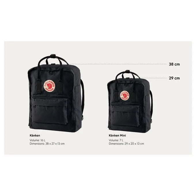 Fjallraven Kanken Mini Backpack - Lightweight Waterproof Daypack for Women & Men, Terracotta Brown & Ultramarine Blue - Perfect for School, Travel, Hiking and Everyday Use