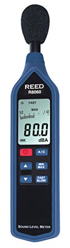 REED Instruments R8060 Digital Sound Level Meter with Bargraph - Professional Noise Measurement for Home, Office, and Industrial Use
