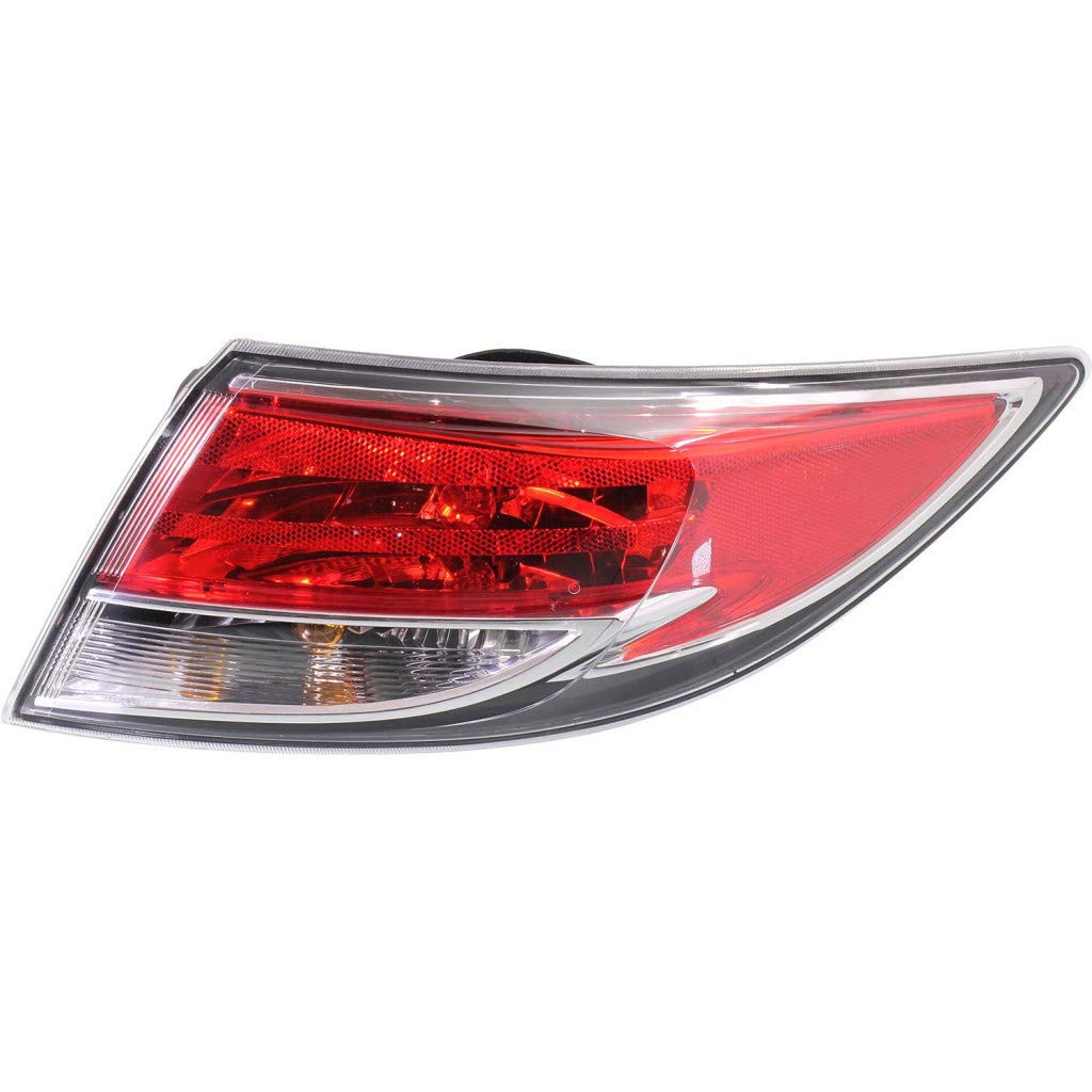 2009-2013 Mazda 6 Passenger Side Outer Tail Light Assembly - CAPA Certified Replacement for MA2805108 & GS3L-51-150J | Perfect for Night Driving Safety & Vehicle Restoration