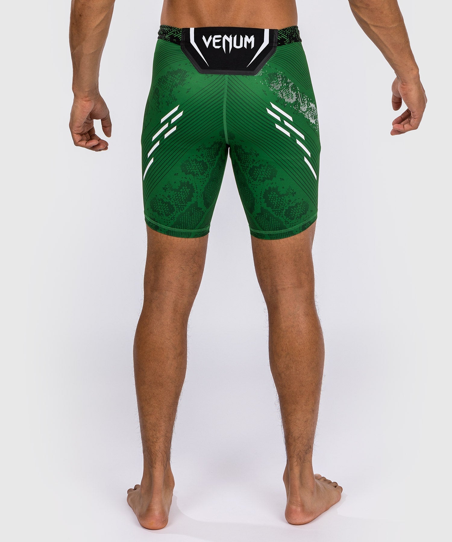 Venum UFC Adrenaline Personalized Authentic MMA Fight Shorts for Men - Green | Vale Tudo & BJJ Training | Premium Combat Sports Apparel for Fight Night & Gym Workouts