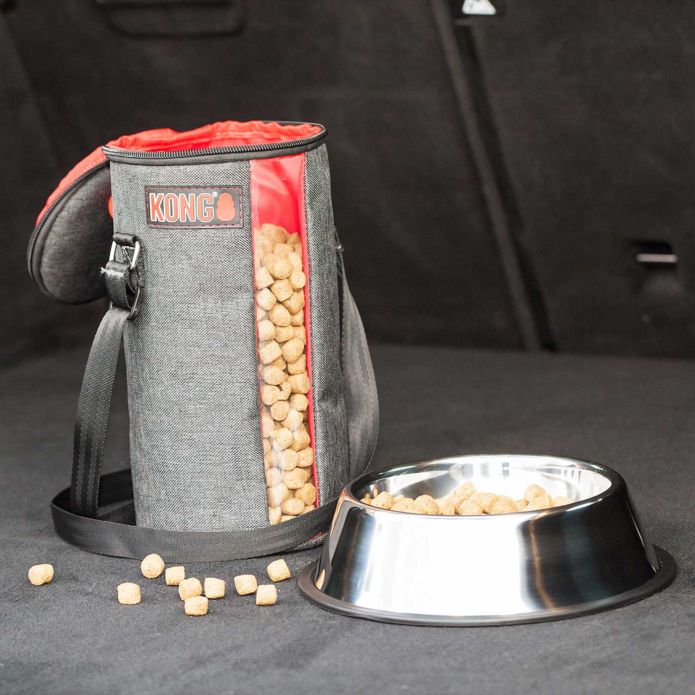 KONG Kibble Storage Bag - Airtight Dog Food Container for Freshness | Perfect for Travel, Camping & Home Storage