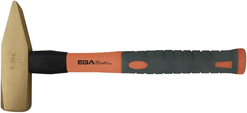 300g Non-Sparking Aluminum Bronze Machinist Hammer - Durable Tool for Metalworking, Automotive Repair & Hazardous Environments