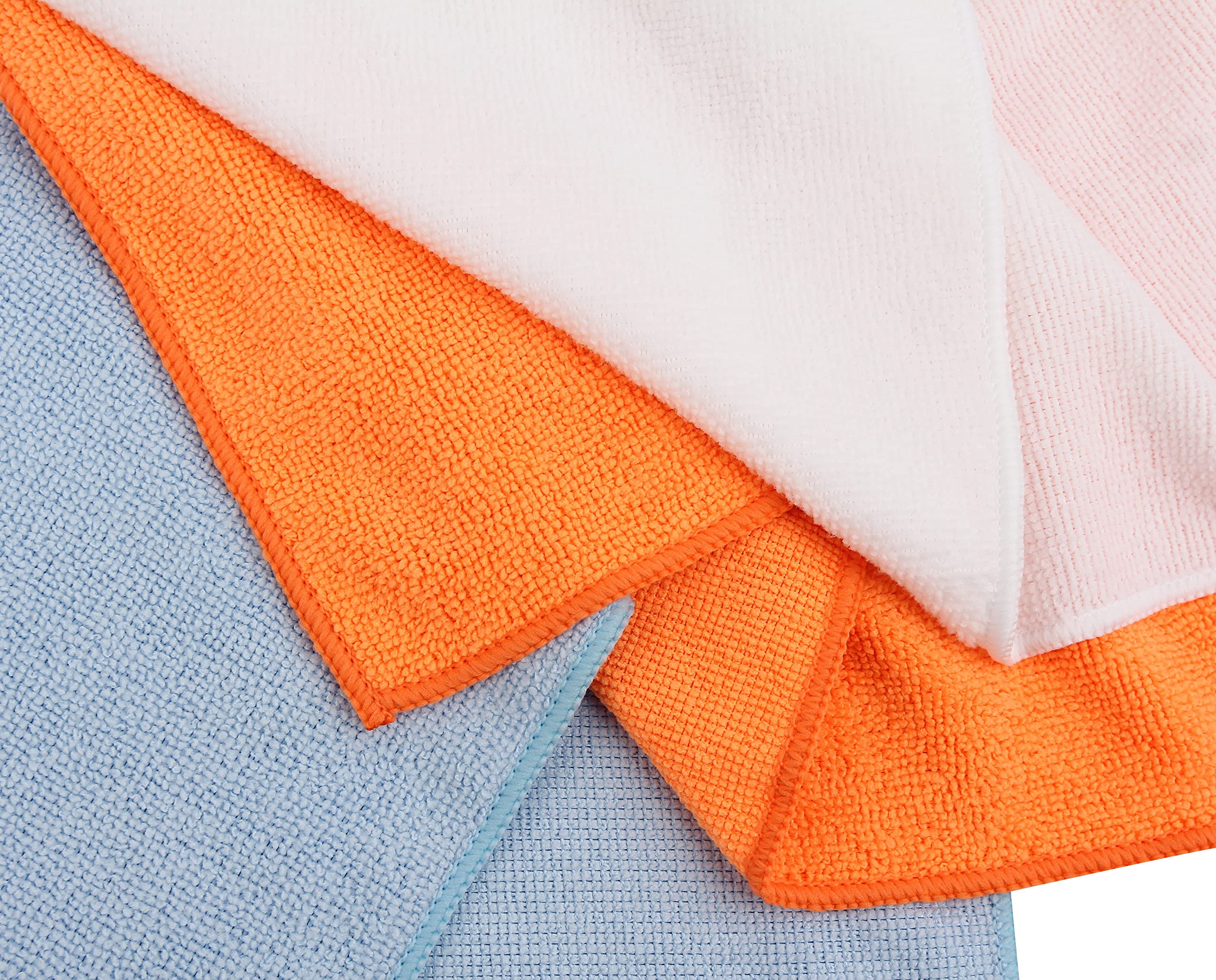 Eco-Friendly Recycled Microfiber Cleaning Cloths - 12 Pack (16