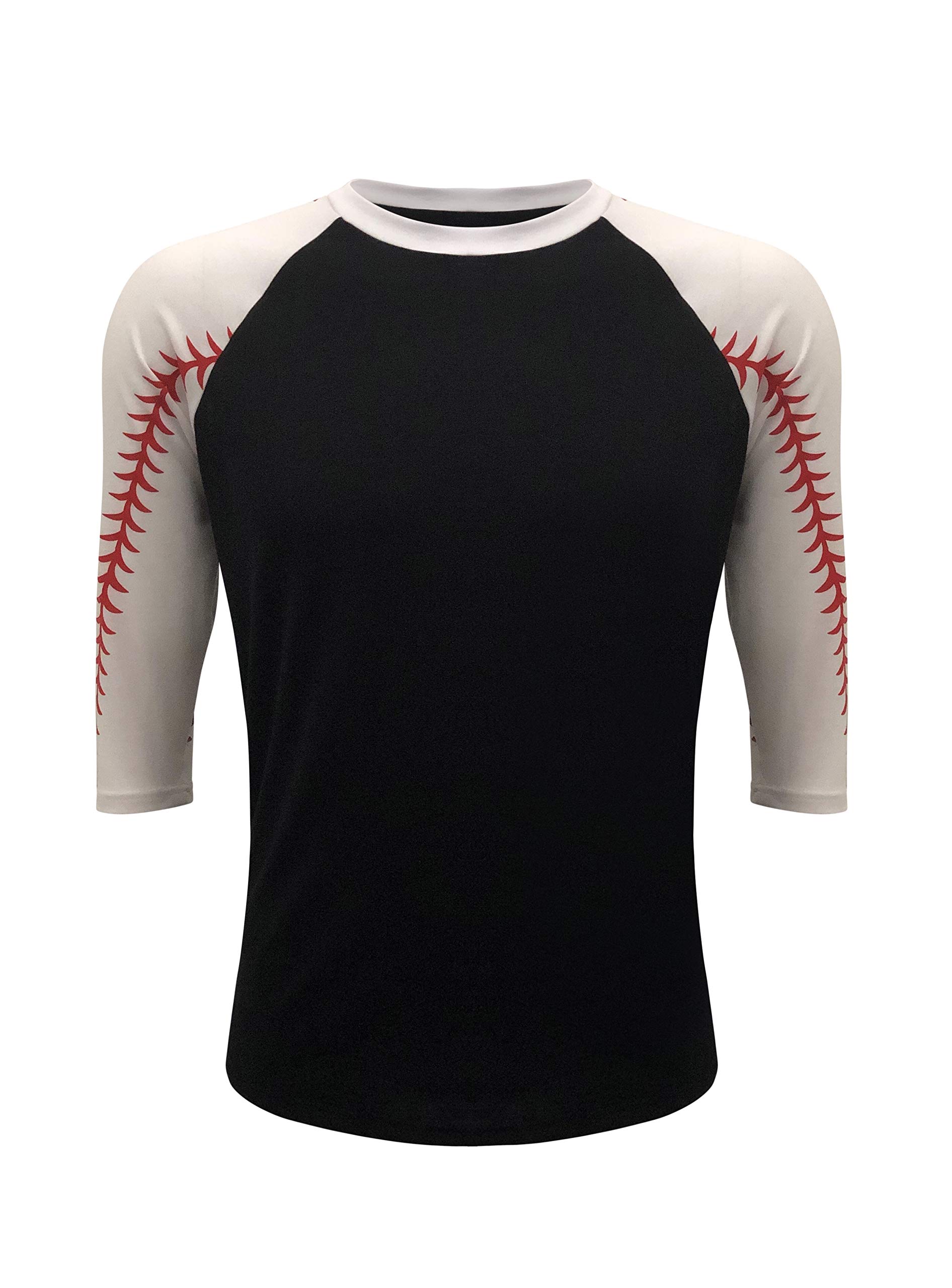 ILTEX Baseball & Softball Raglan T-Shirt Jersey for Kids, Adults - Unisex Athletic Tee for Sports, Training & Casual Wear