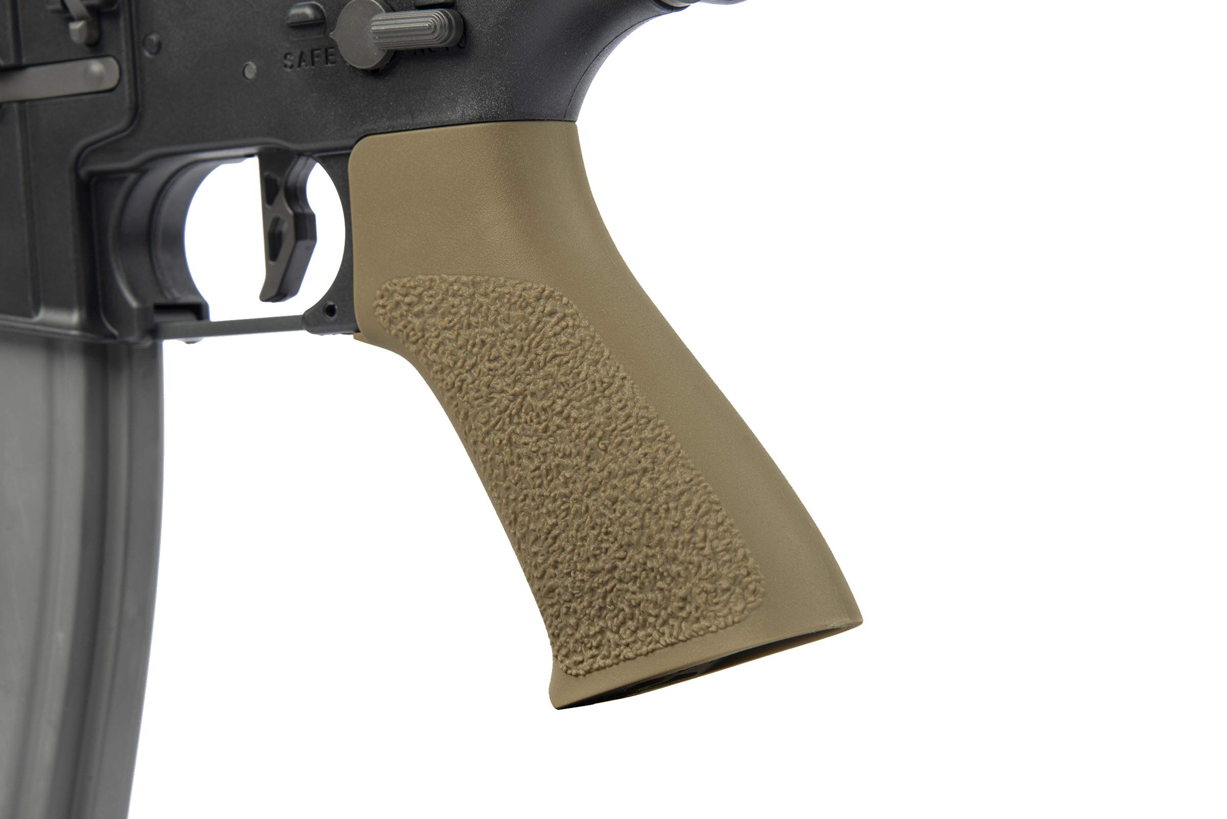 Elite Force M4 AEG Automatic 6mm BB Airsoft Rifle - CQC Tactical Gun in Black/Tan - Perfect for Close Quarters Combat & Airsoft Battles
