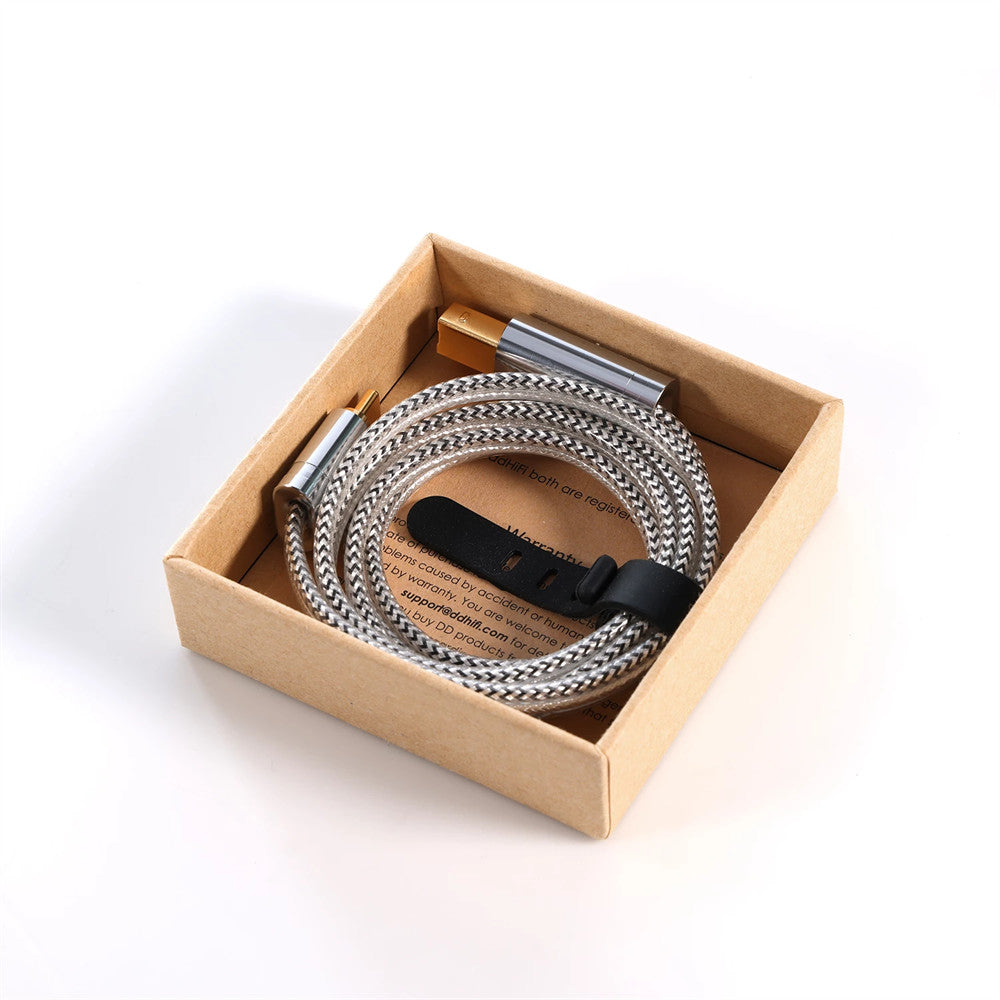 Premium DD ddHiFi TC09BC HiFi Audiophile Cable (USB C to USB B) - High-Quality Digital Audio Connection for DACs, Studio Monitors & Audiophile Systems