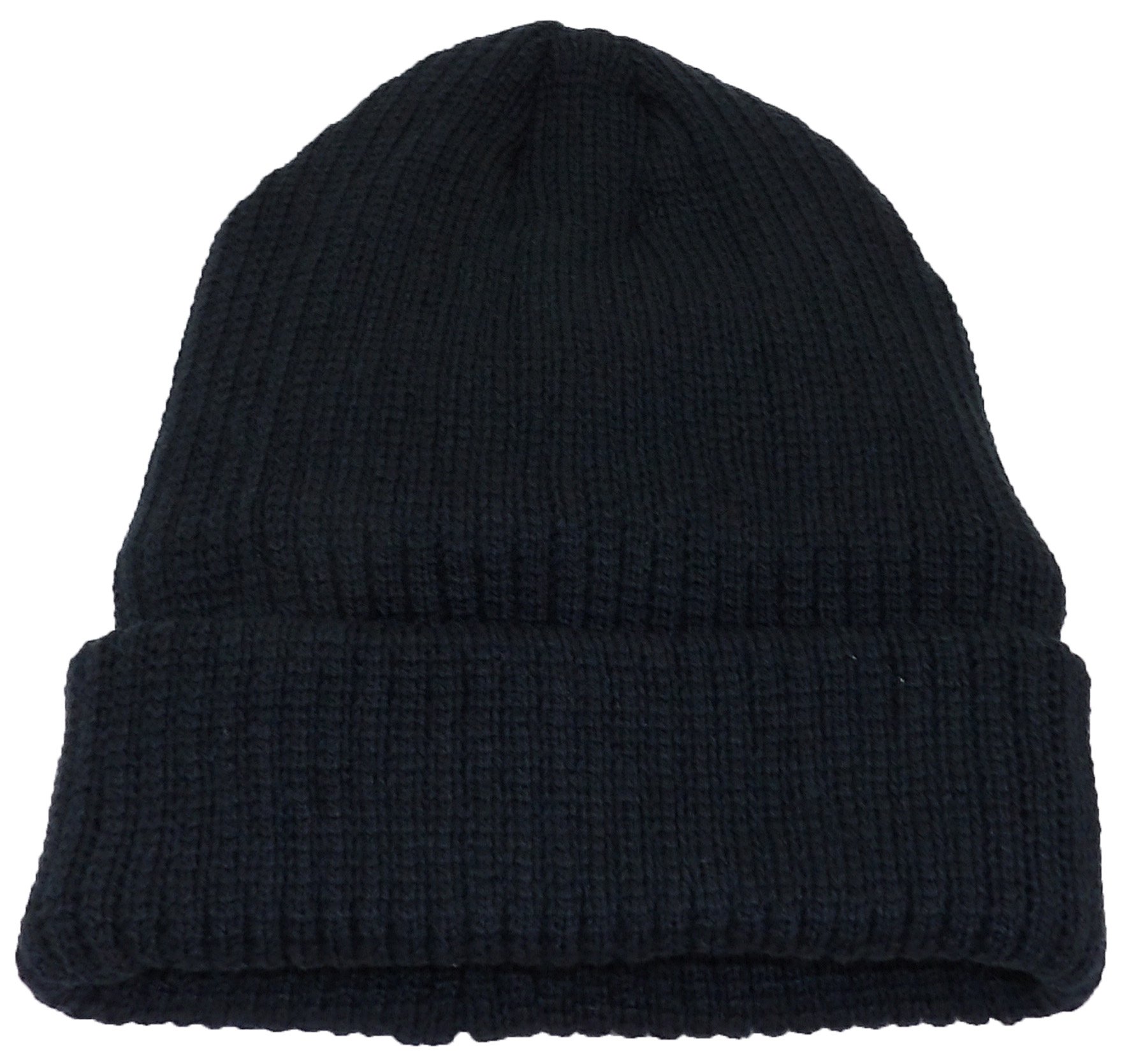 Men's & Women's Solid Color Fleece-Lined Winter Beanie Hat - Warm Thick Knit Cuffed Skull Cap for Cold Weather - Perfect for Skiing, Snowboarding & Outdoor Activities