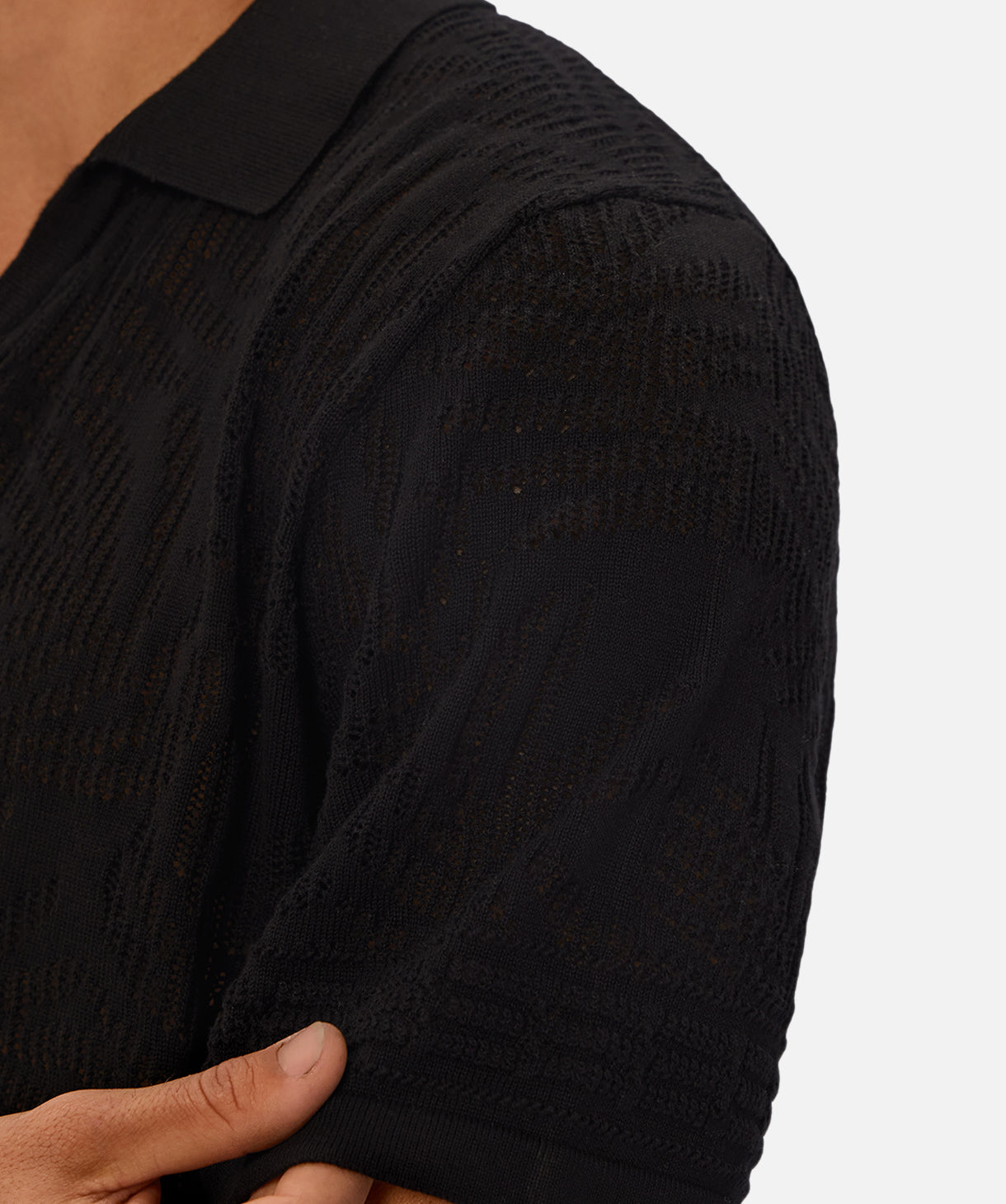 The Barreto Polo Shirt for Men - Classic Black Cotton Casual Wear - Perfect for Office, Golf & Everyday Outfits