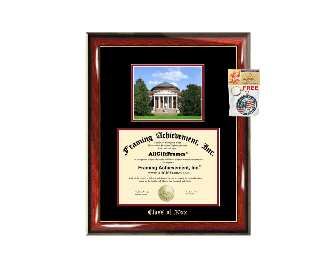 University of Louisville Diploma Frame - Custom Engraved Graduation Gift for Bachelor, Masters, MBA, PhD & Doctorate Degrees | Premium Embossed Picture Display Case for Office, Home Decor & Academic Achievements