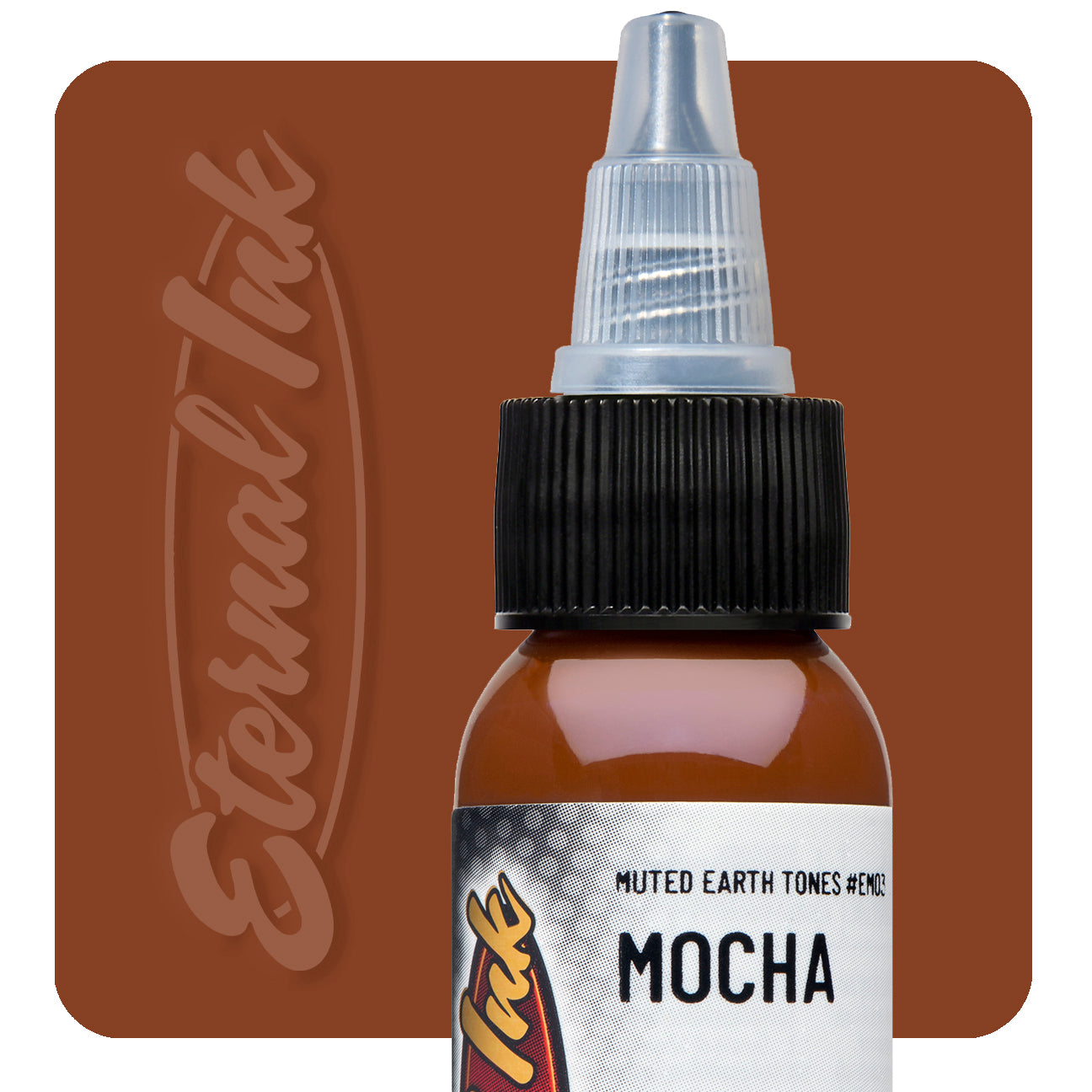 Eternal Muted Earth Tones Mocha Ink - Premium Waterproof Calligraphy Ink for Artists & Lettering - Perfect for Scrapbooking, Journaling & Handmade Greeting Cards