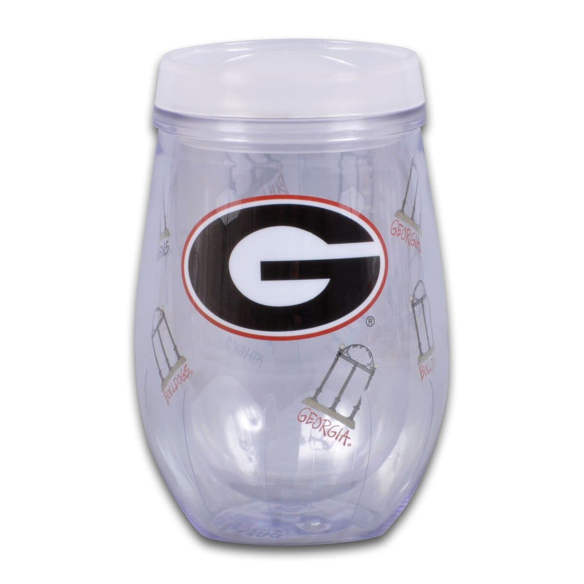 Georgia Bulldogs Insulated Tumbler with Official University of Georgia Logo - 20oz Stainless Steel Travel Mug for Hot & Cold Drinks - Perfect for Game Day, Campus Life, and Office Use