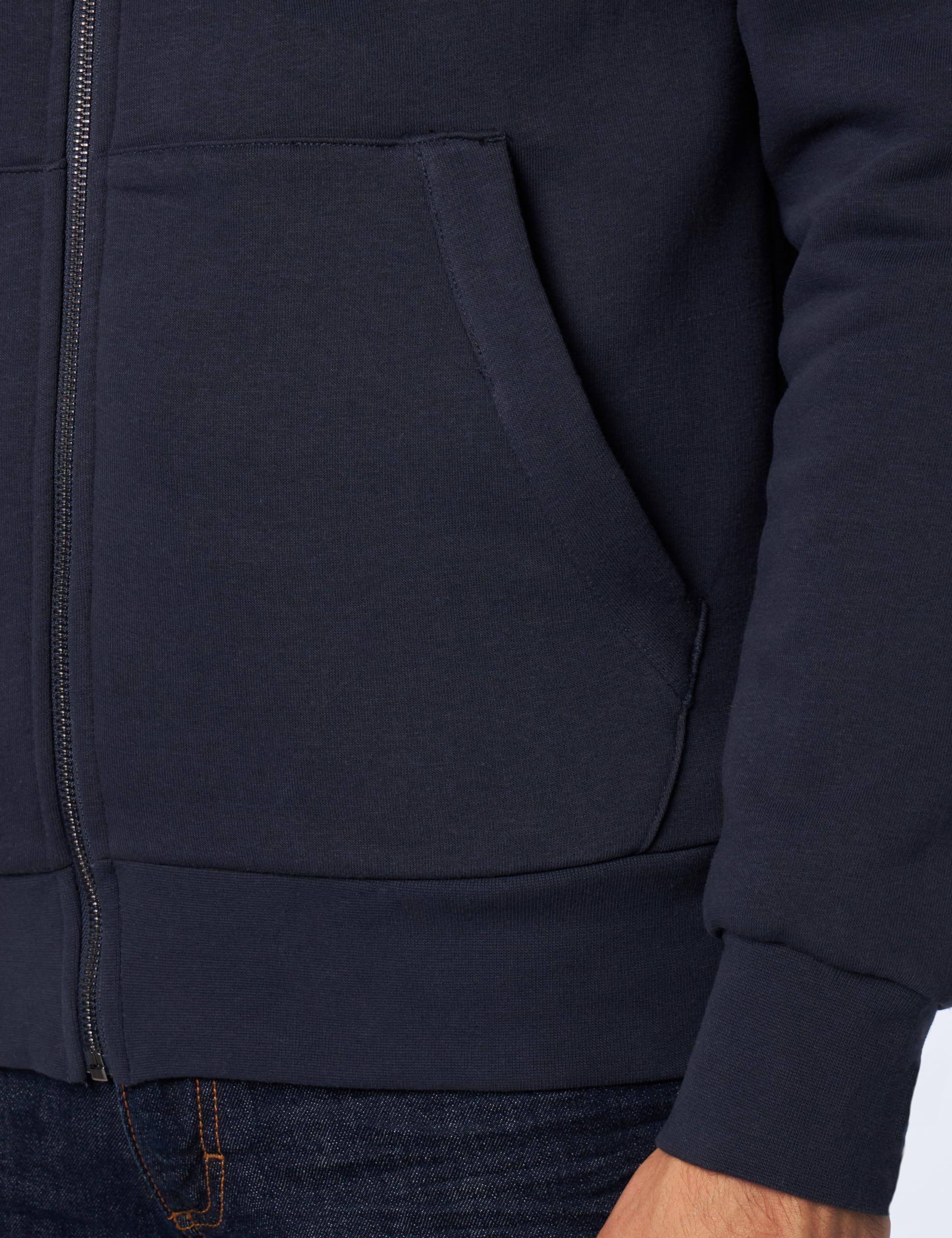 JACK & JONES Men's JPRBLUSHIELD Teddy Fleece Zip-Up Hoodie Sweatshirt - Cozy Winter Jacket for Casual Outfits & Outdoor Activities