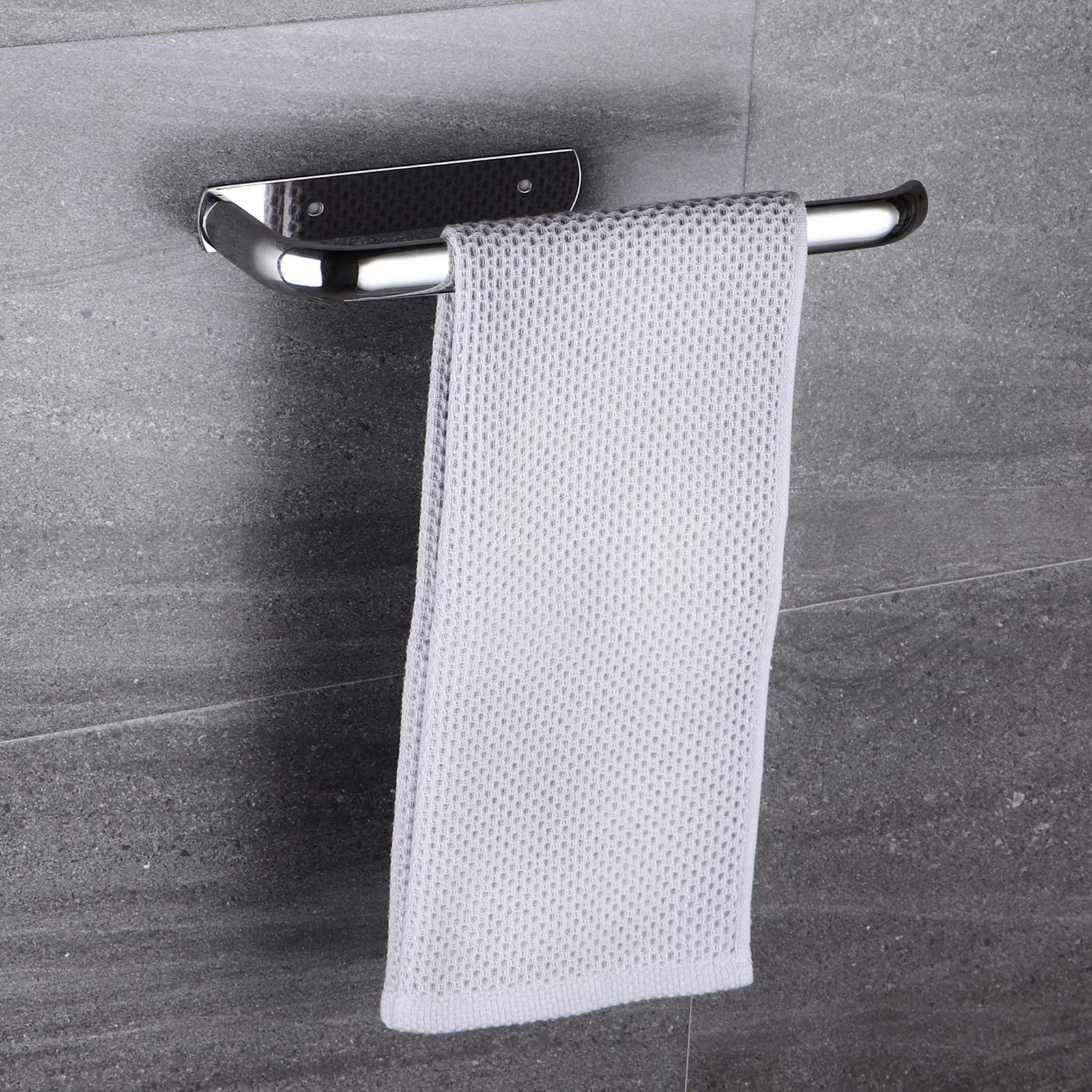 304 Stainless Steel U-Shaped Towel Bar - Self Adhesive & Wall Mounted Rust-Resistant Bathroom Kitchen Towel Holder - Perfect for Bathrooms, Kitchens, and Spa Areas