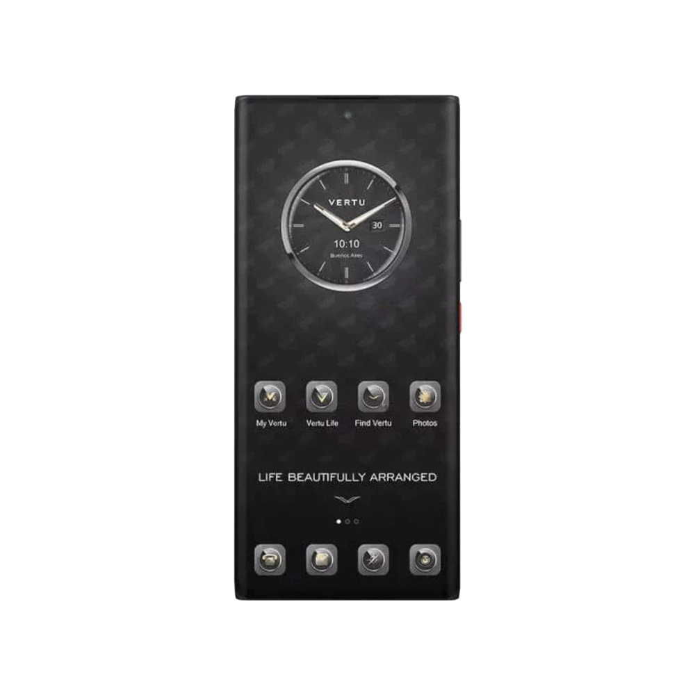 METAVERTU Race Track Design Calfskin Web3 Smartphone - Luxury Brown Leather Phone for Crypto & Blockchain Enthusiasts | Perfect for Secure Transactions & Digital Lifestyle