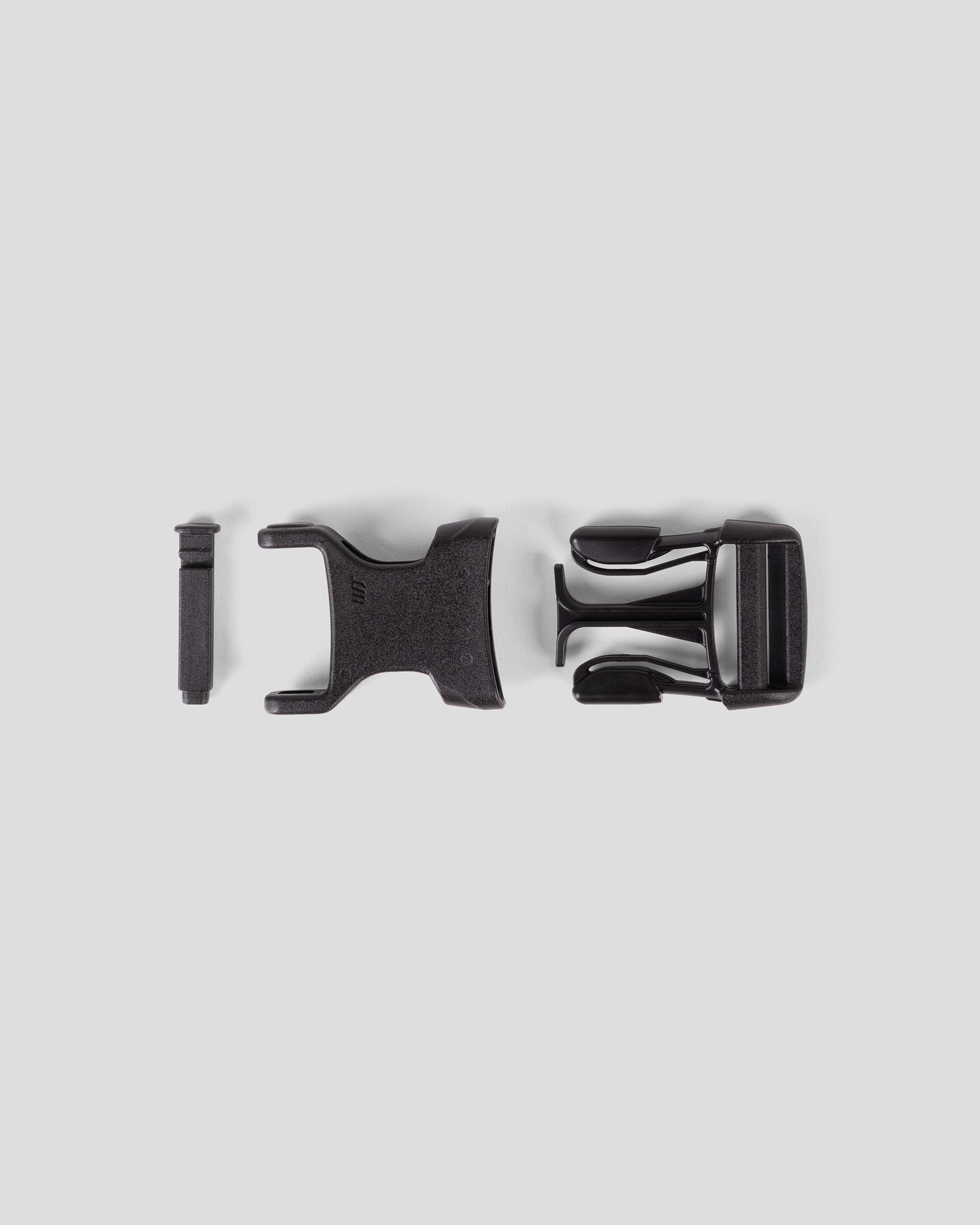 25mm Buckle Repair Kit - Single Adjust Black - Perfect for Backpacks, Belts & Outdoor Gear Repair