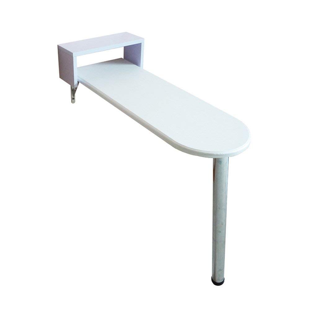 Nordic Folding Computer Desk - Pine Wood Home Office Desk, Wall Mounted Bar Table for Kitchen, Cafe & Small Spaces | Compact & Stylish Workspace Solution
