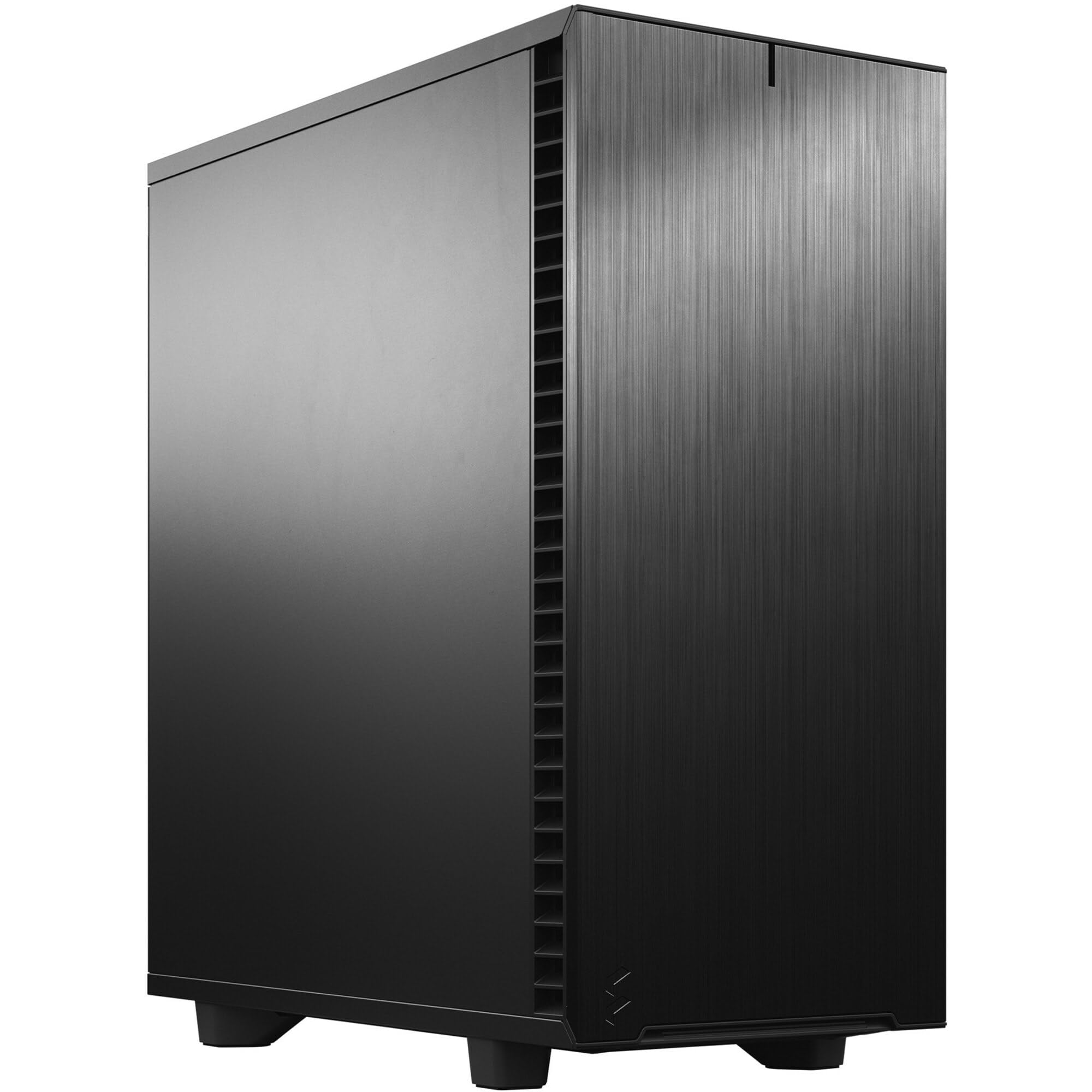 Fractal Design Define 7 Compact Black ATX Mid Tower PC Case - Brushed Aluminum/Steel, Silent Computer Chassis for Gaming & Workstation Builds | Perfect for Home Office & Streaming Setup