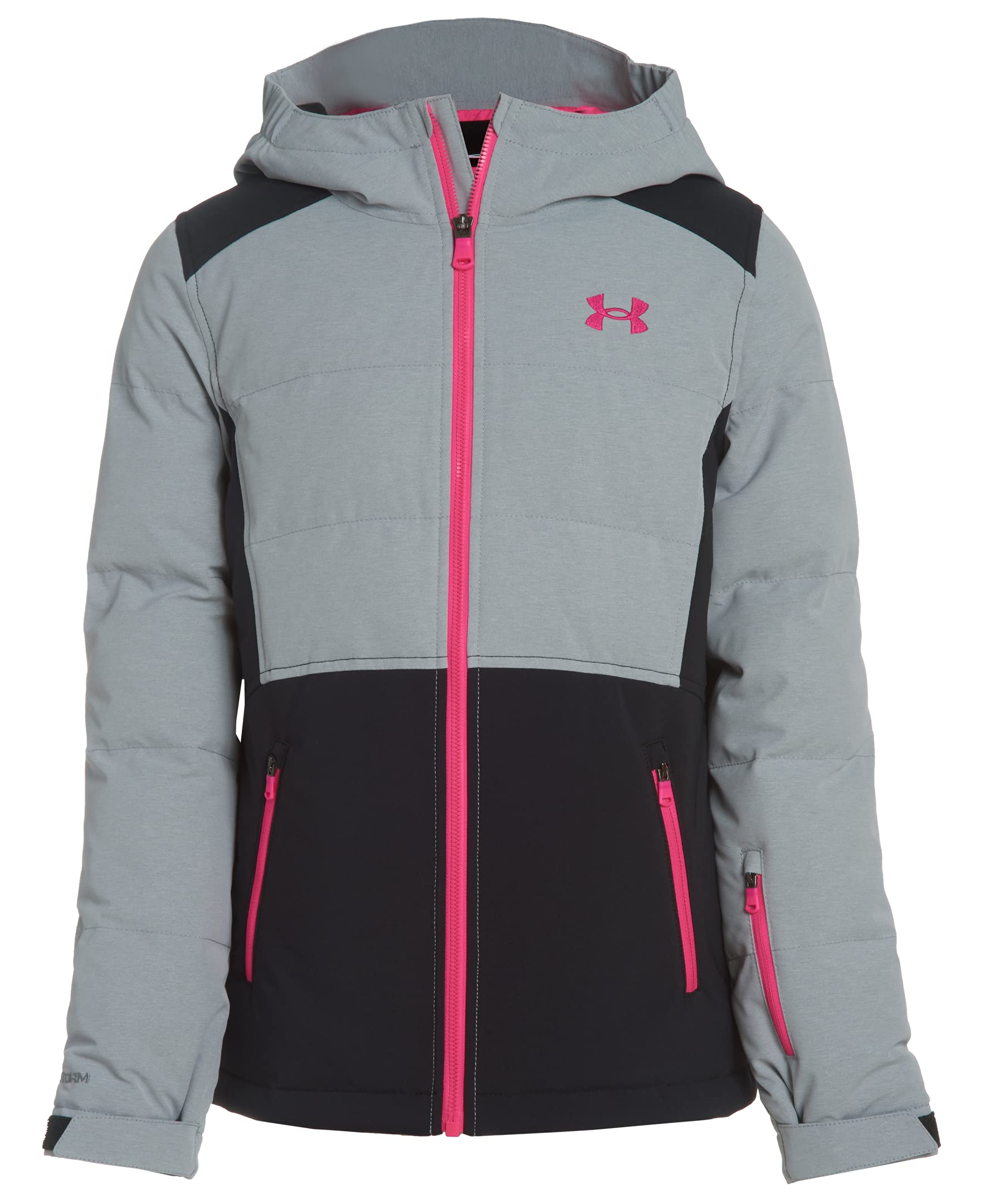 Under Armour Girls' Heavyweight Insulated Winter Jacket - Warm & Waterproof Outerwear for Cold Weather, Snow Play & Outdoor Activities