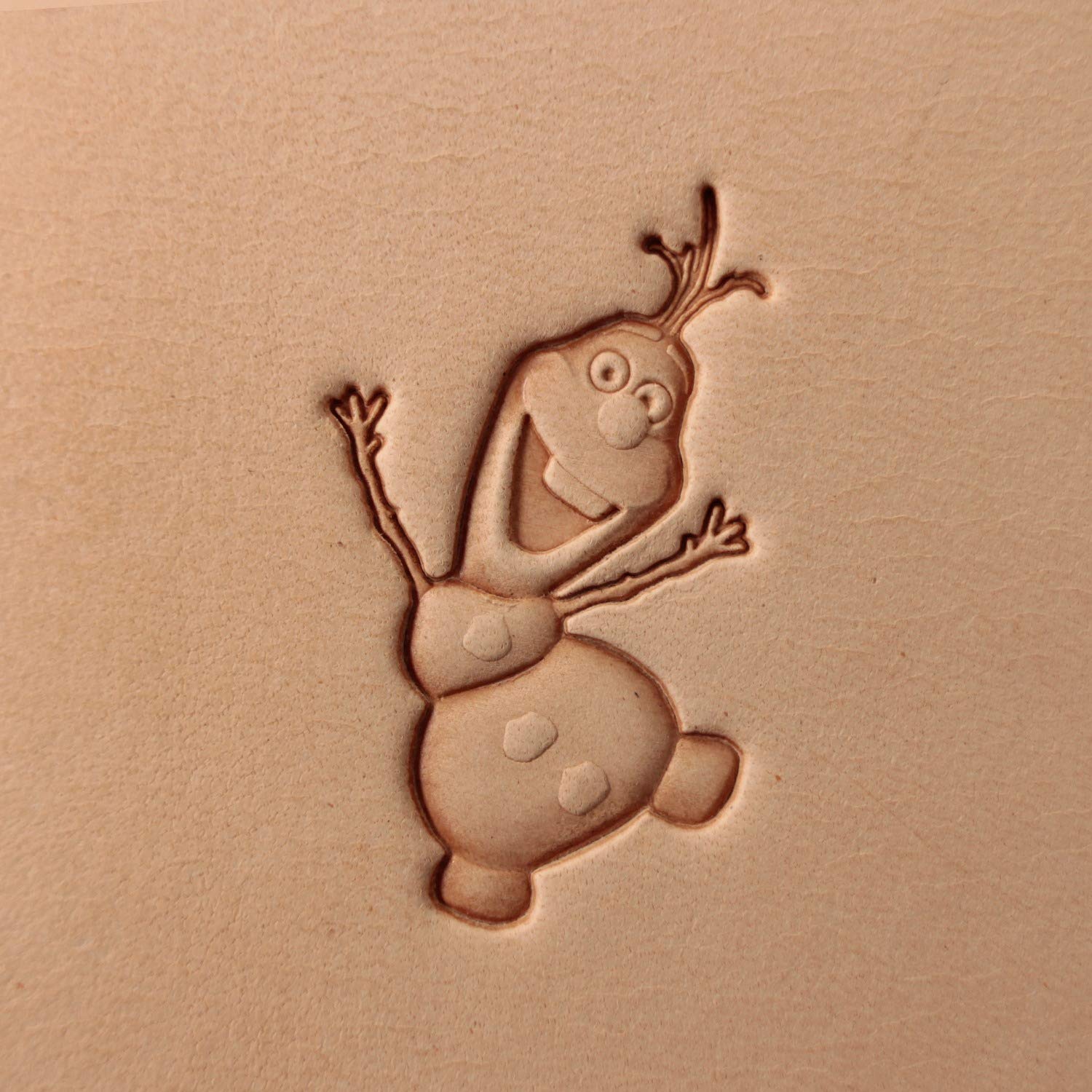 Snowman Leather Stamp Tool for Leathercrafting & DIY Projects