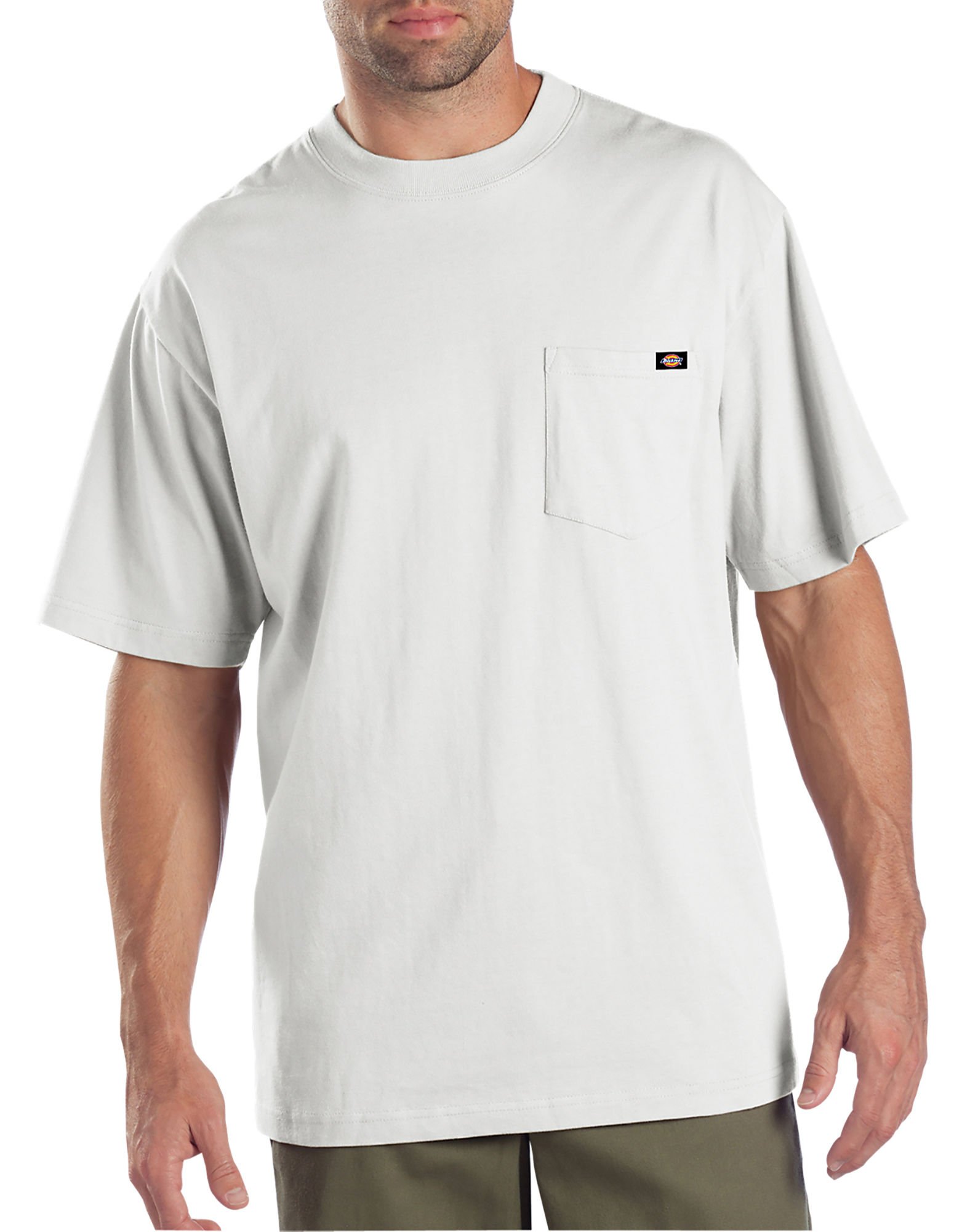 Dickies Men's 2-Pack Short-Sleeve Pocket T-Shirts - Comfortable Work & Casual Wear for Everyday Use
