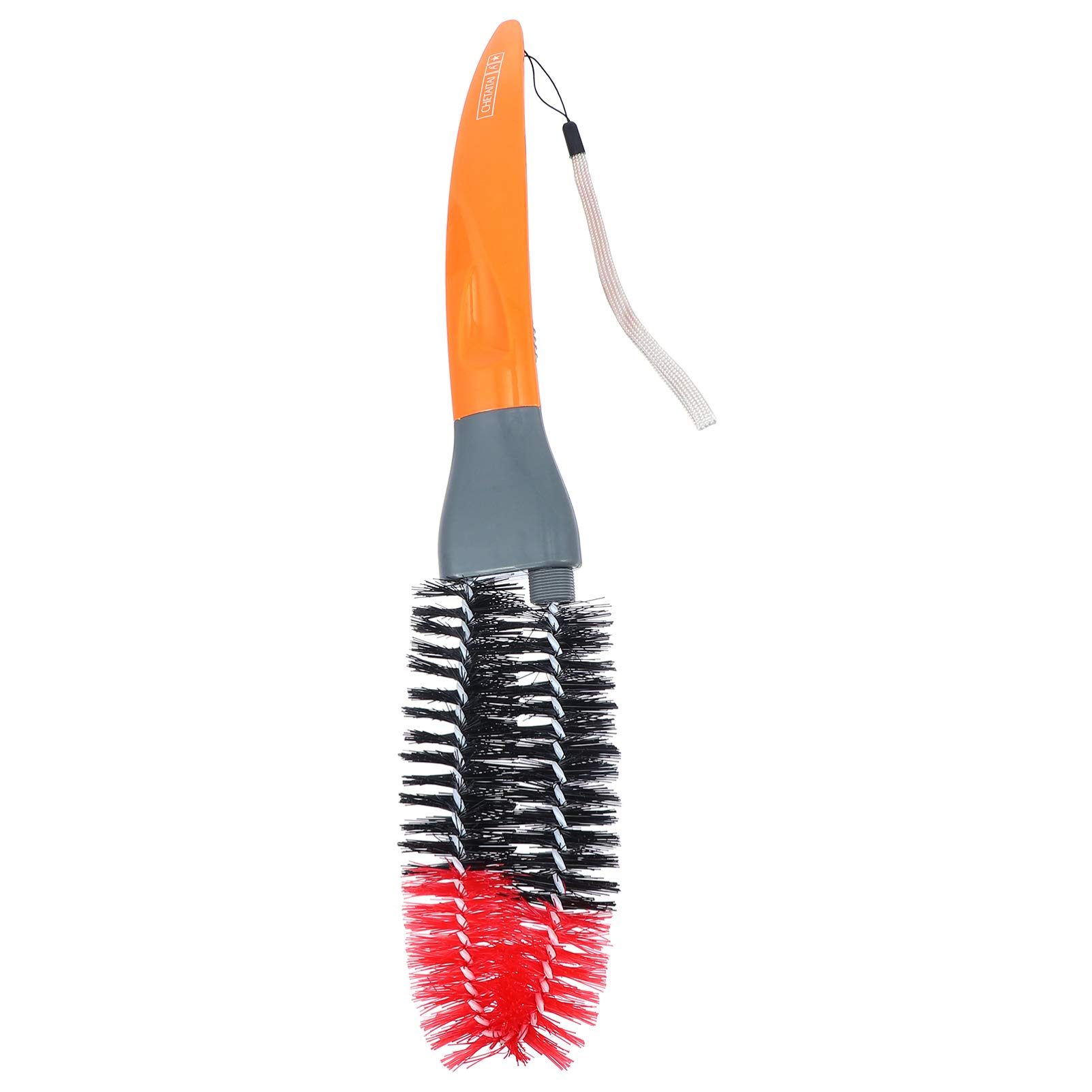 Wakauto Long Soft Bristle Car Wheel Cleaning Brush - Rim & Tire Cleaner Brush for Alloy Wheels, Hubcaps & Tires - Perfect for Car Detailing, Auto Wash & DIY Cleaning