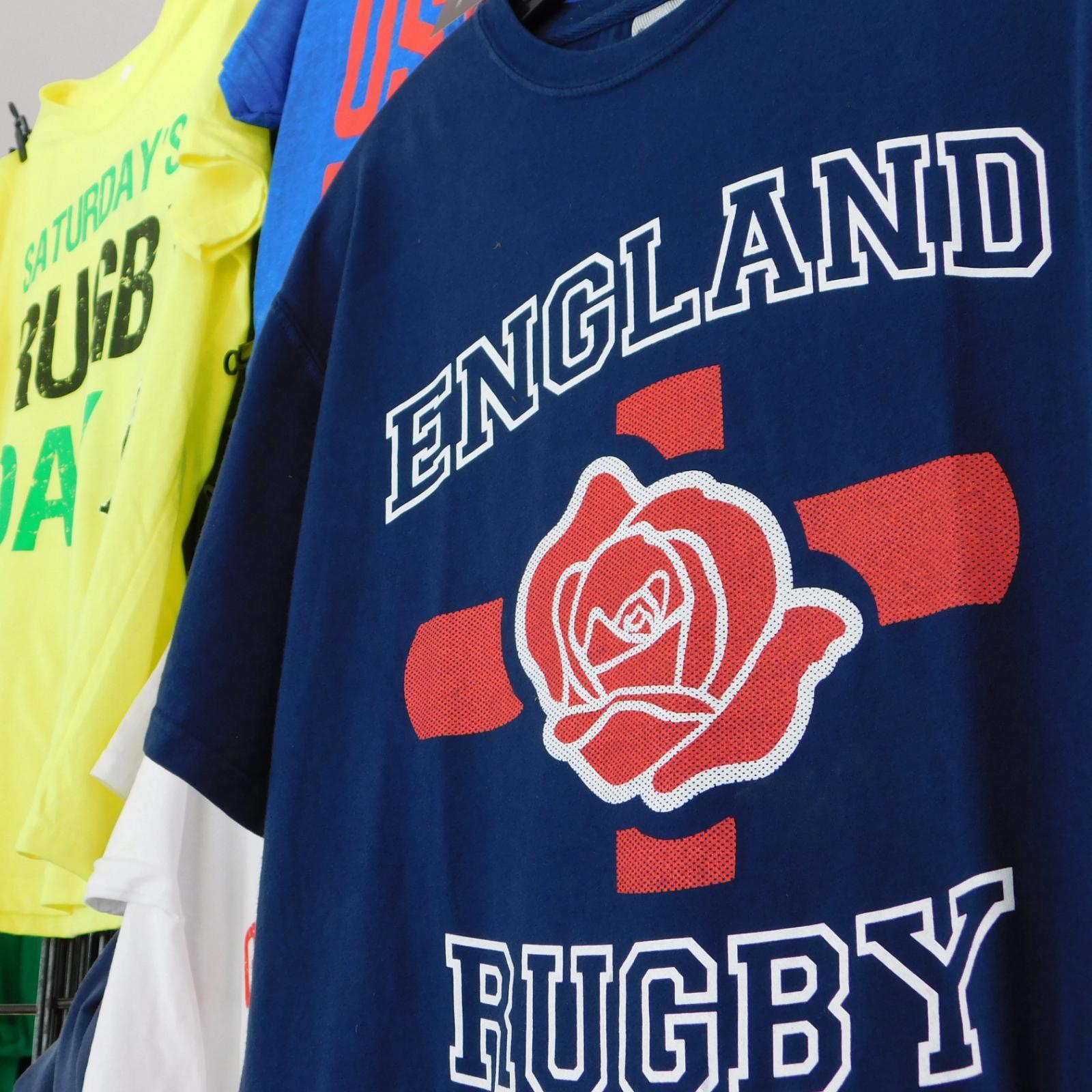 England Rugby Logo T-Shirt for Men & Women - Official Licensed Rugby Fan Apparel - Perfect for Games, Gifts & Casual Wear
