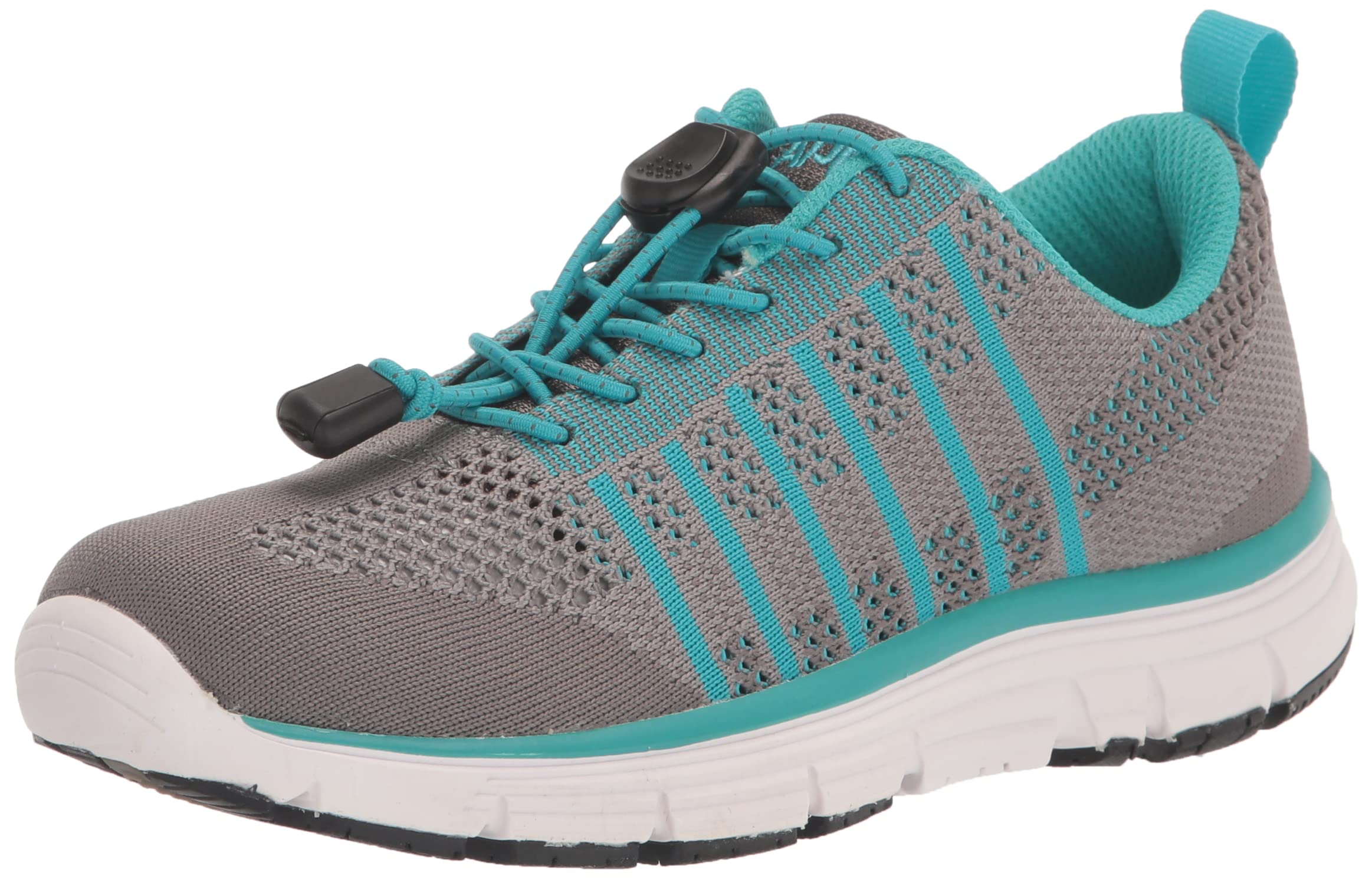 Apex Women's Breeze Athletic Running Shoes - Lightweight Knit Grey Sneakers for Jogging, Gym Workouts & Casual Walking